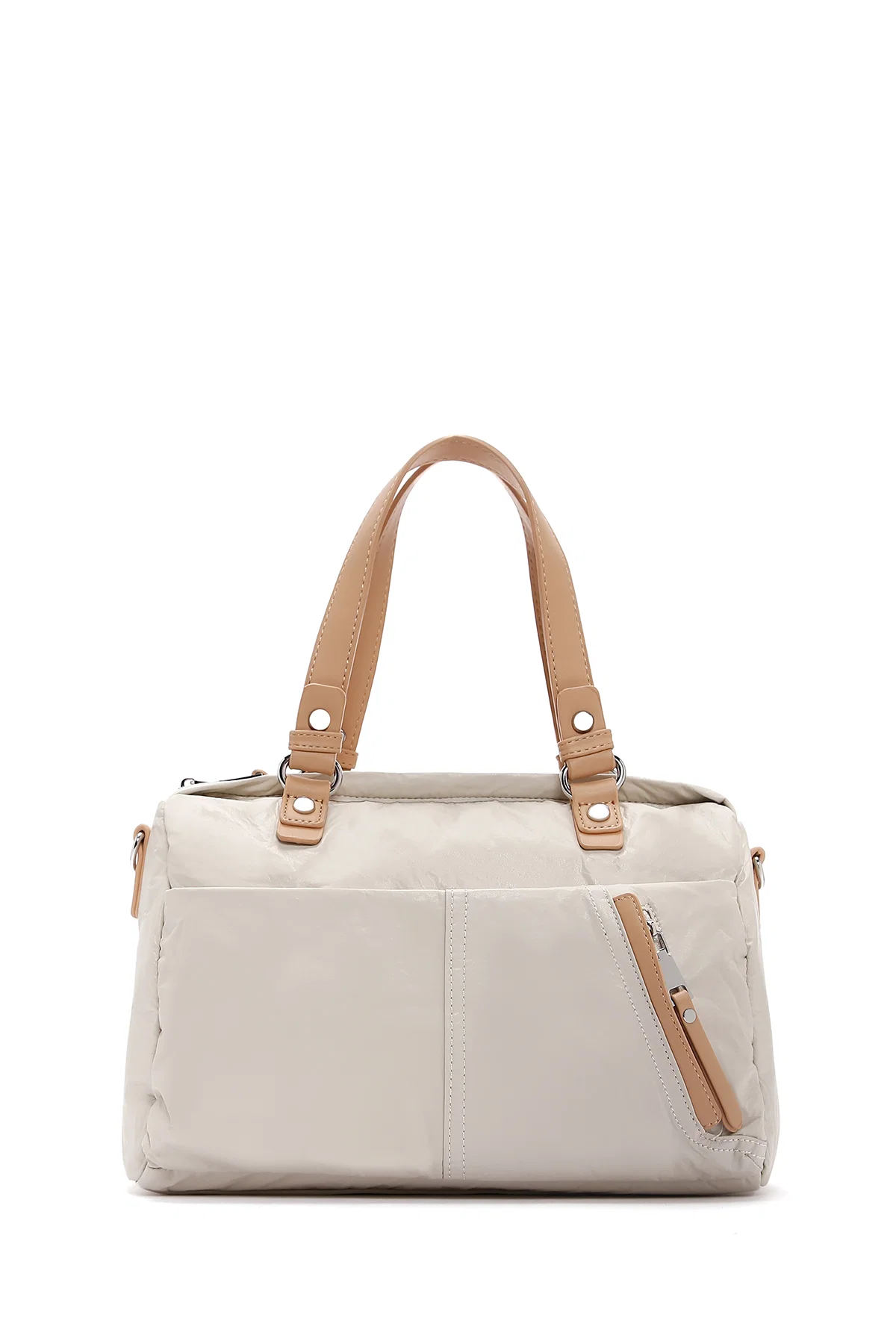 Kadın Krem Uzun Askılı Kol Çantası - Image 3