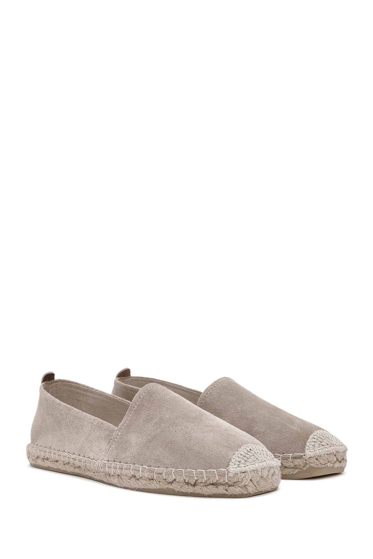 Kadın Kum Süet Deri Espadril - Image 3