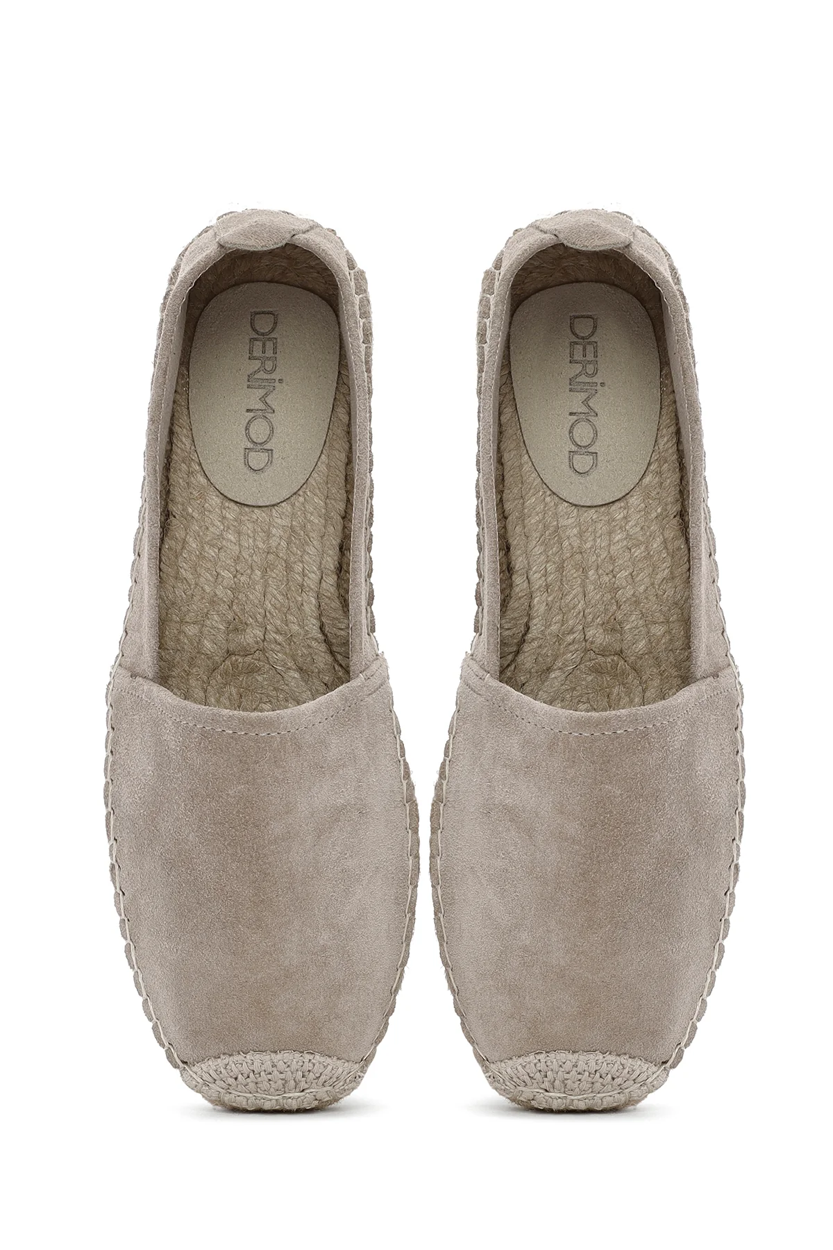Kadın Kum Süet Deri Espadril - Image 7