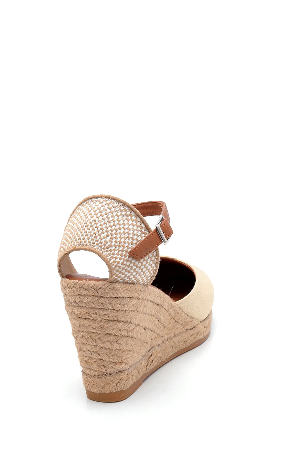 Kadın Kumaş Detaylı Espadril - Image 4
