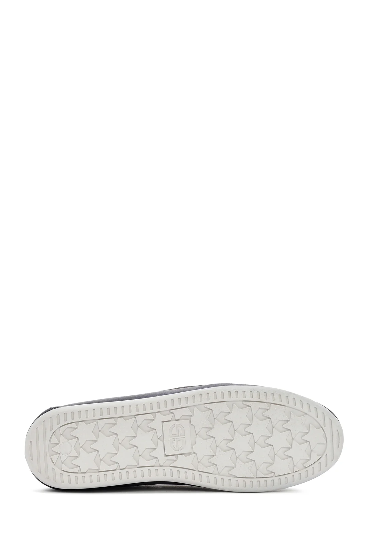 Kadın Lacivert Deri Maskülen Loafer - Image 4