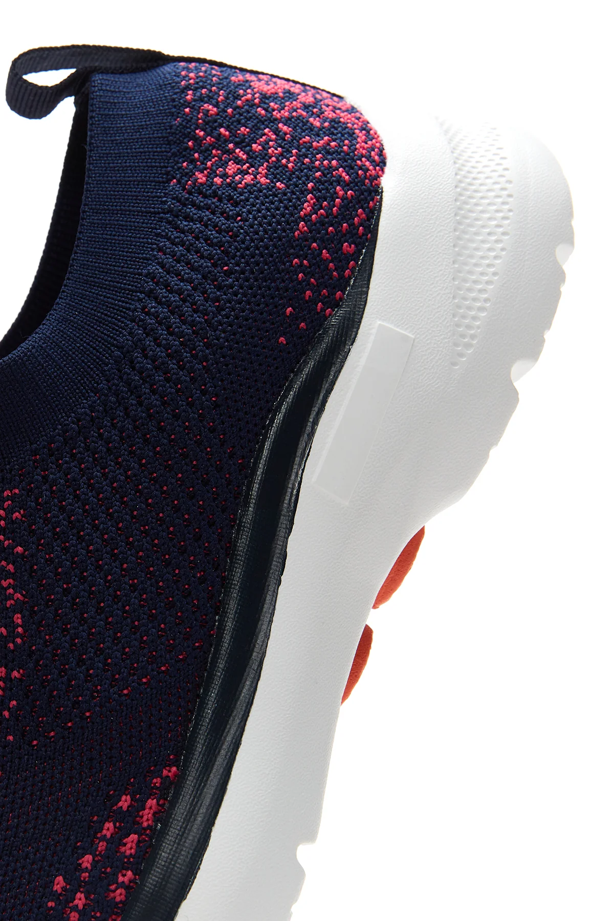 Kadın Lacivert Desenli Kumaş Sneaker - Image 7