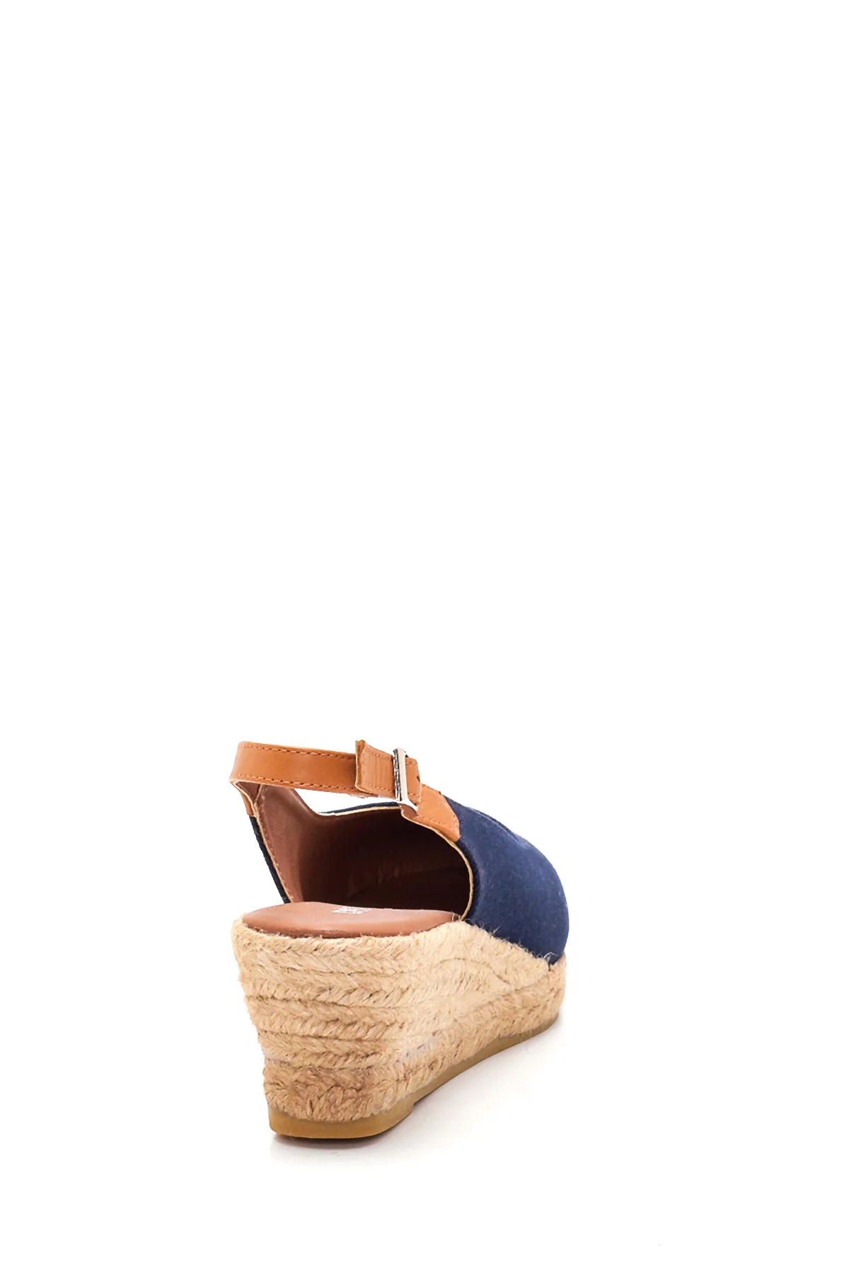Kadın Lacivert Dolgu Topuk Espadril - Image 5