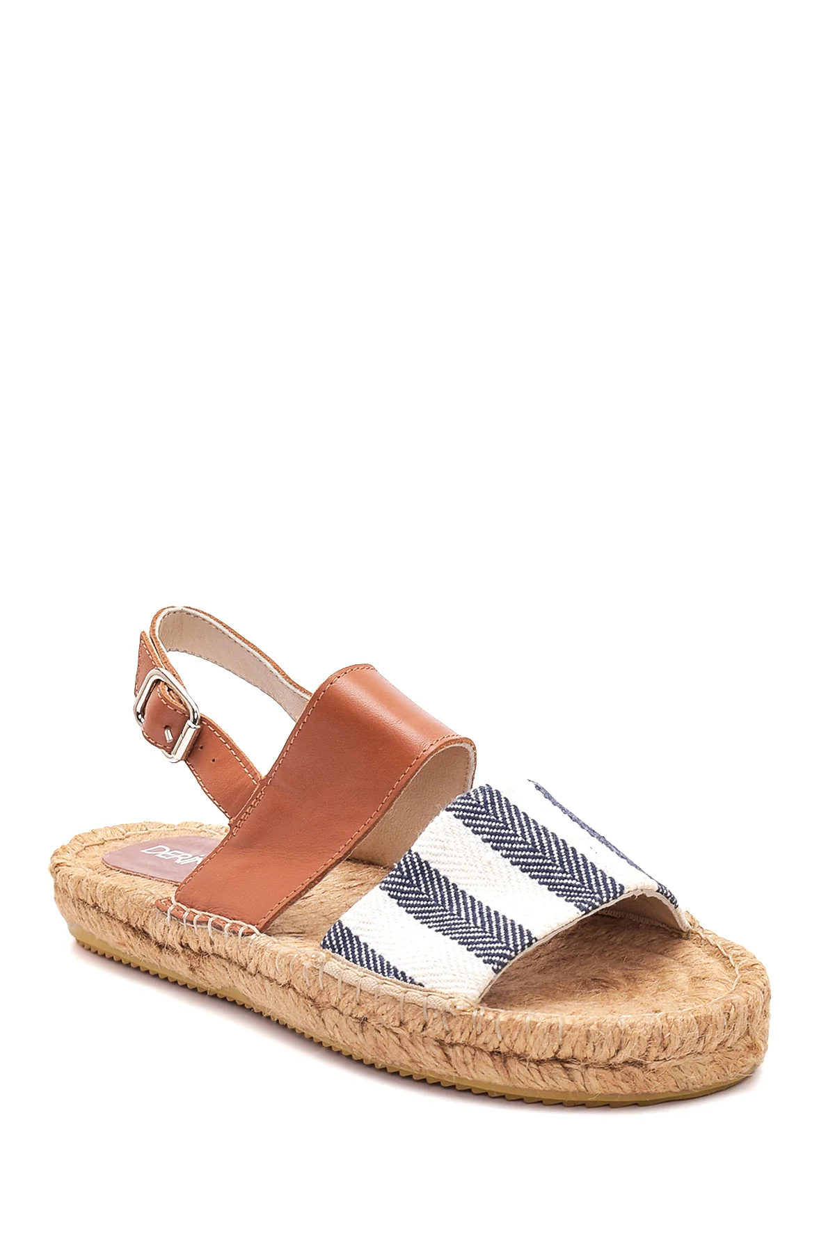 Kadın Lacivert Hasır Taban Espadril - Image 3