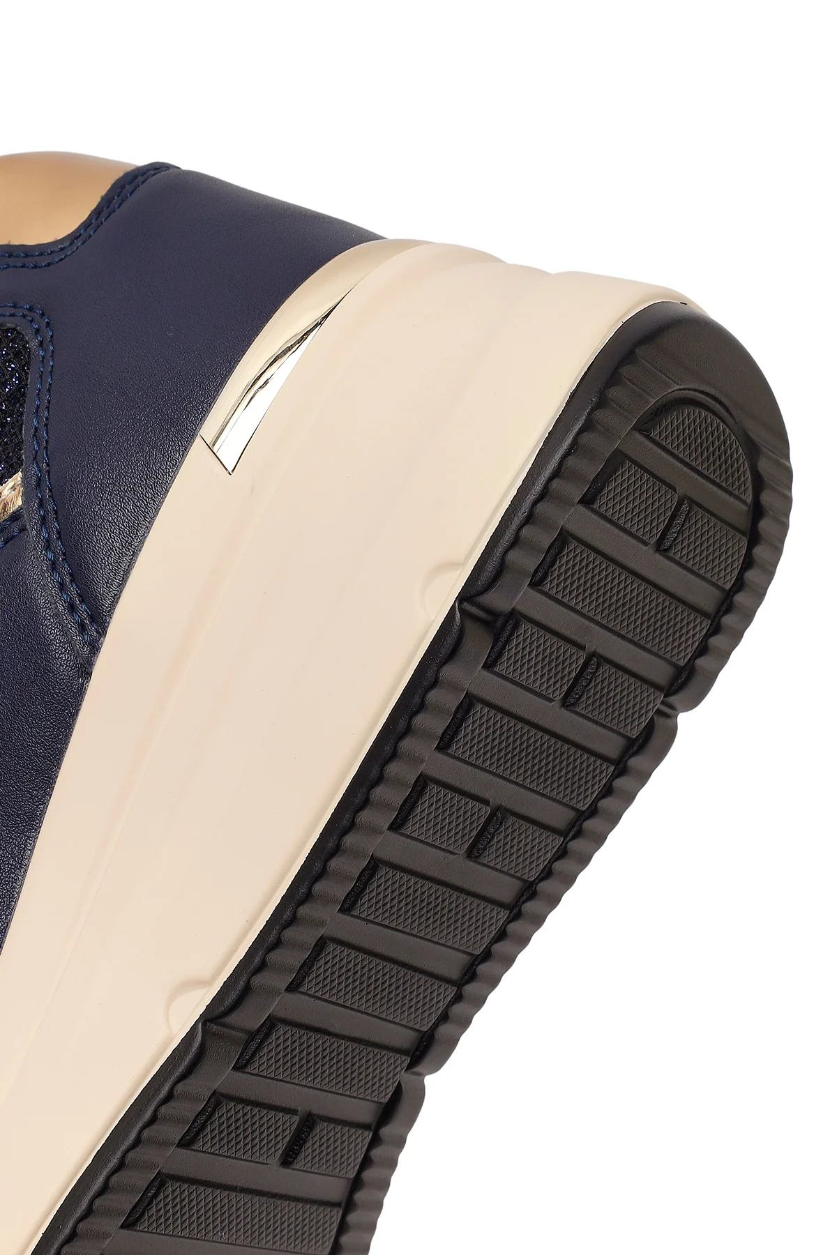 Kadın Lacivert Kalın Tabanlı Sneaker - Image 8