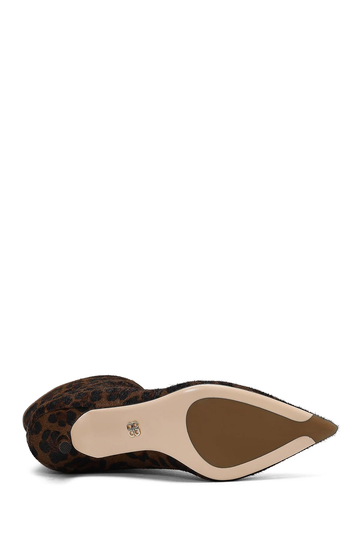 Kadın Leopar Desenli İnce Topuklu Deri Bot - Image 7