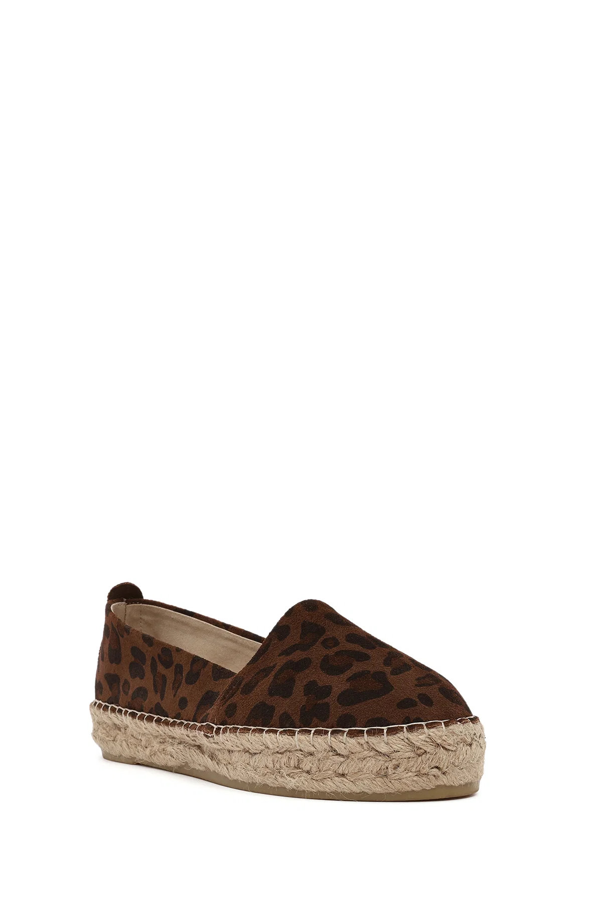 Kadın Leopar Süet Espadril - Image 6