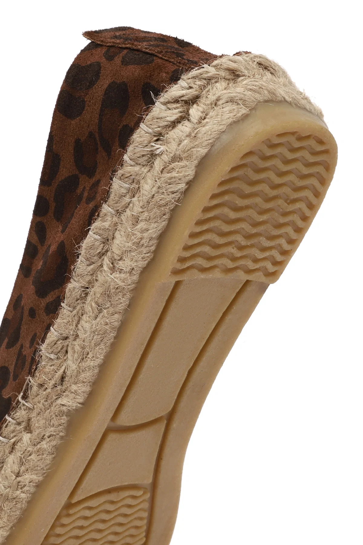 Kadın Leopar Süet Espadril - Image 8