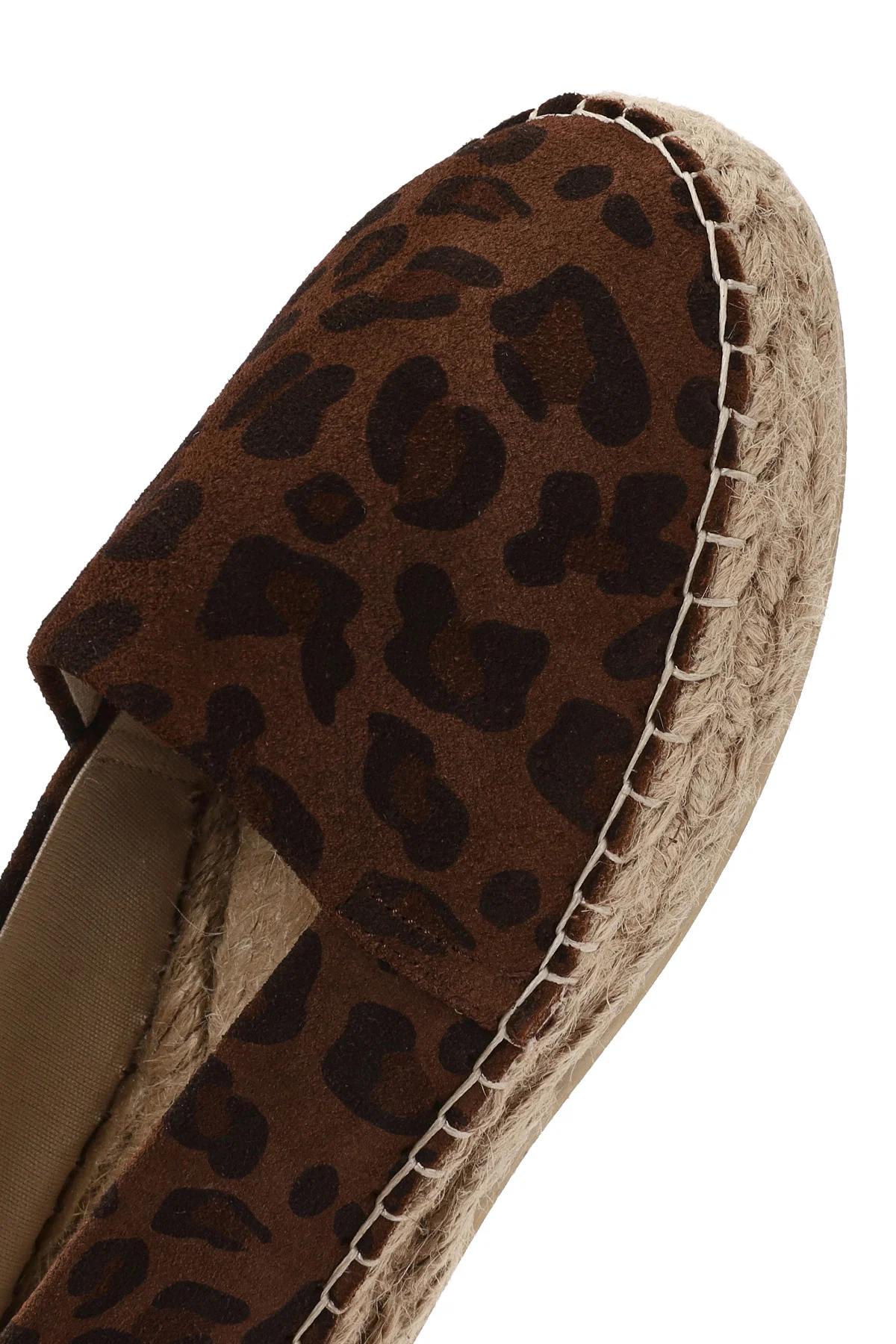 Kadın Leopar Süet Espadril - Image 9