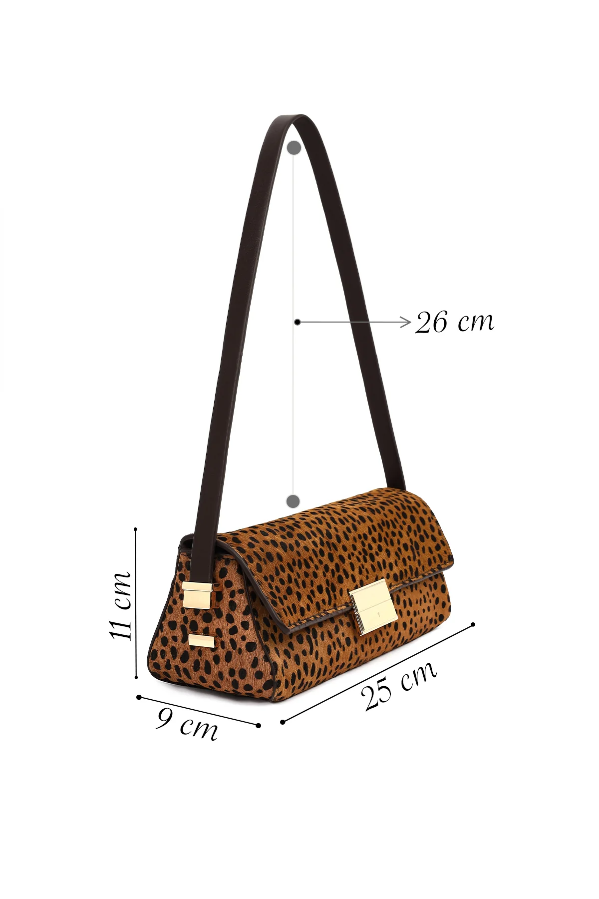 Kadın Leopar Mini Omuz Çantası - Image 2