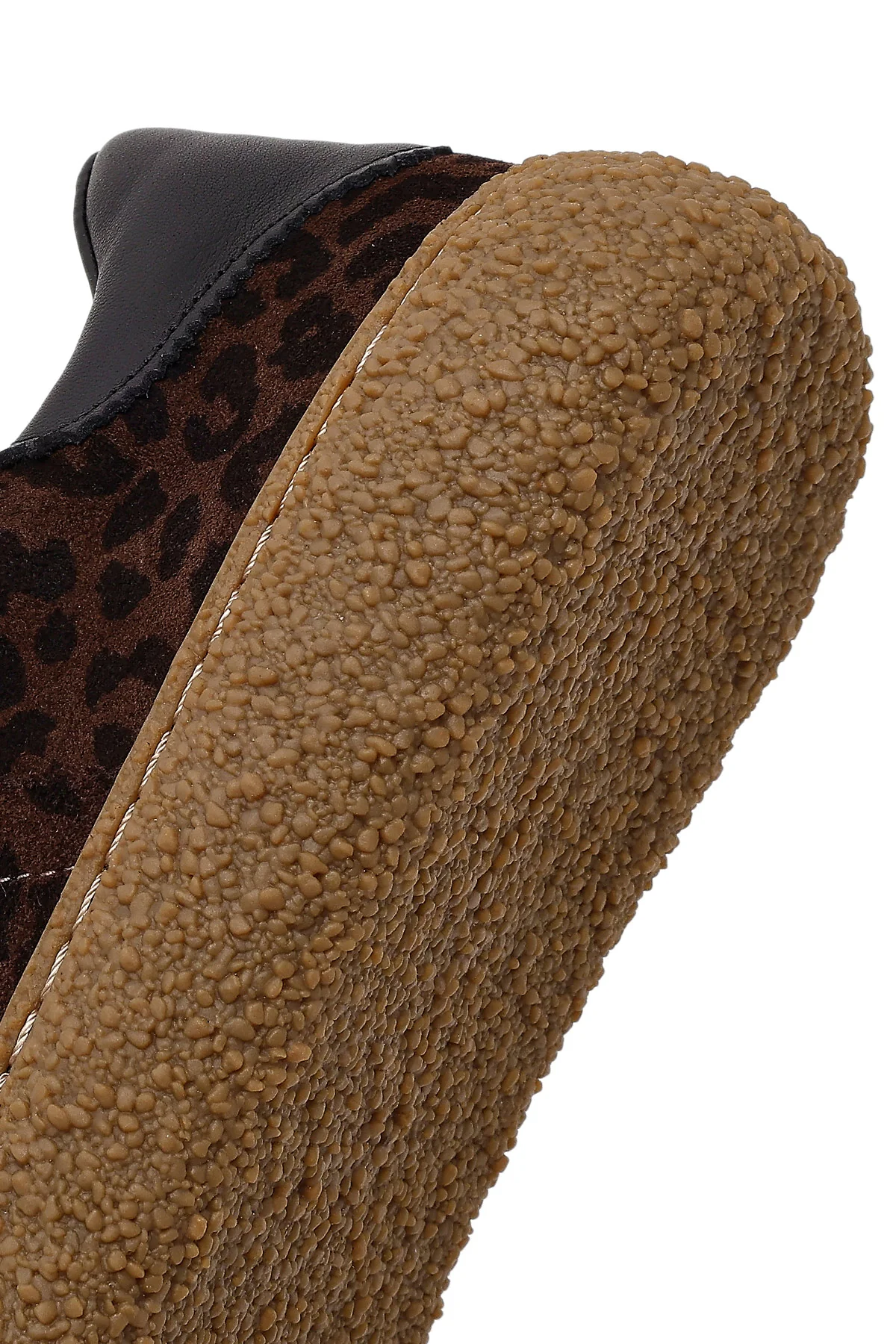 Kadın Leopar Süet Deri Sneaker - Image 8