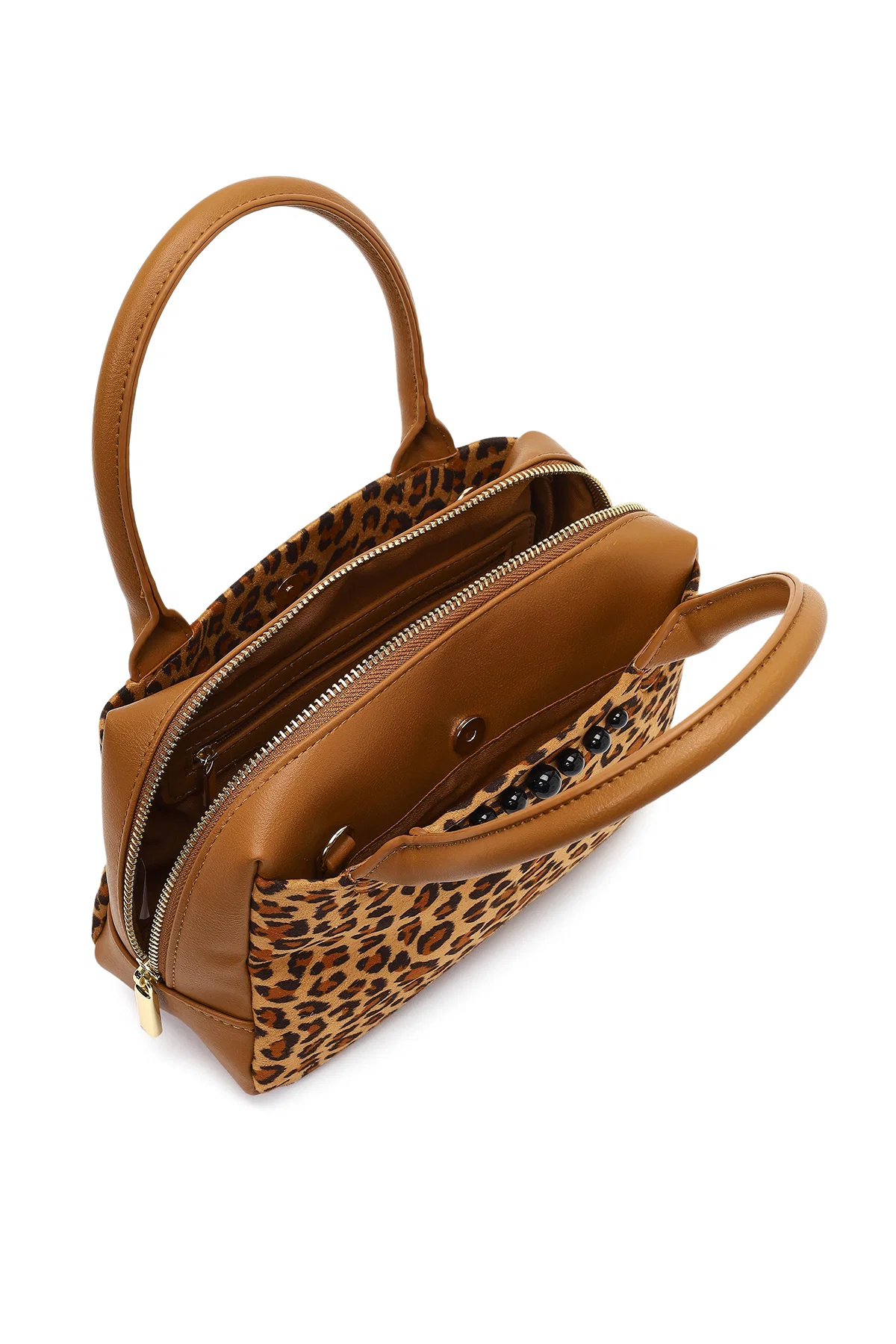 Kadın Leopar Uzun Askılı Kol Çantası - Image 8