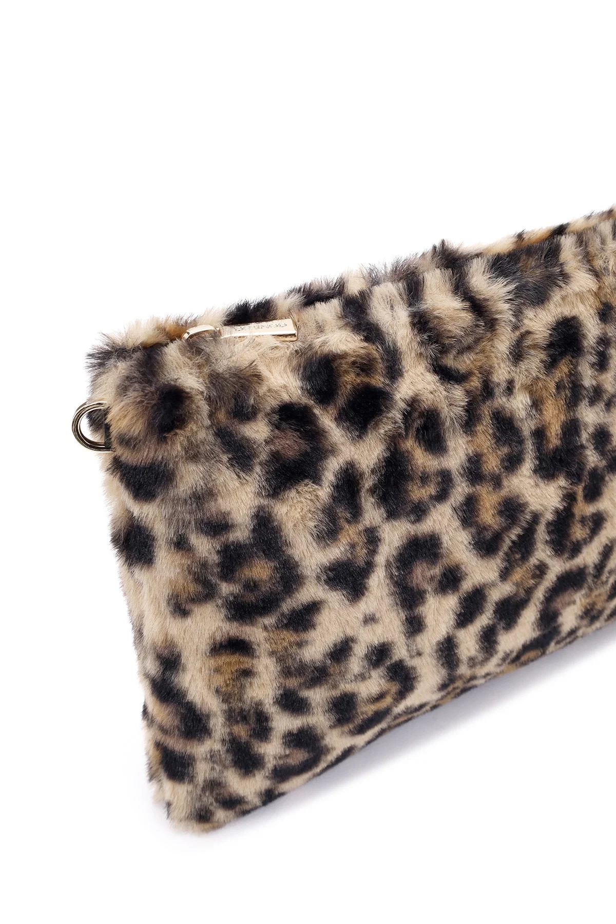 Kadın Leopar Zincir Askılı Peluş Portföy Çanta - Image 10