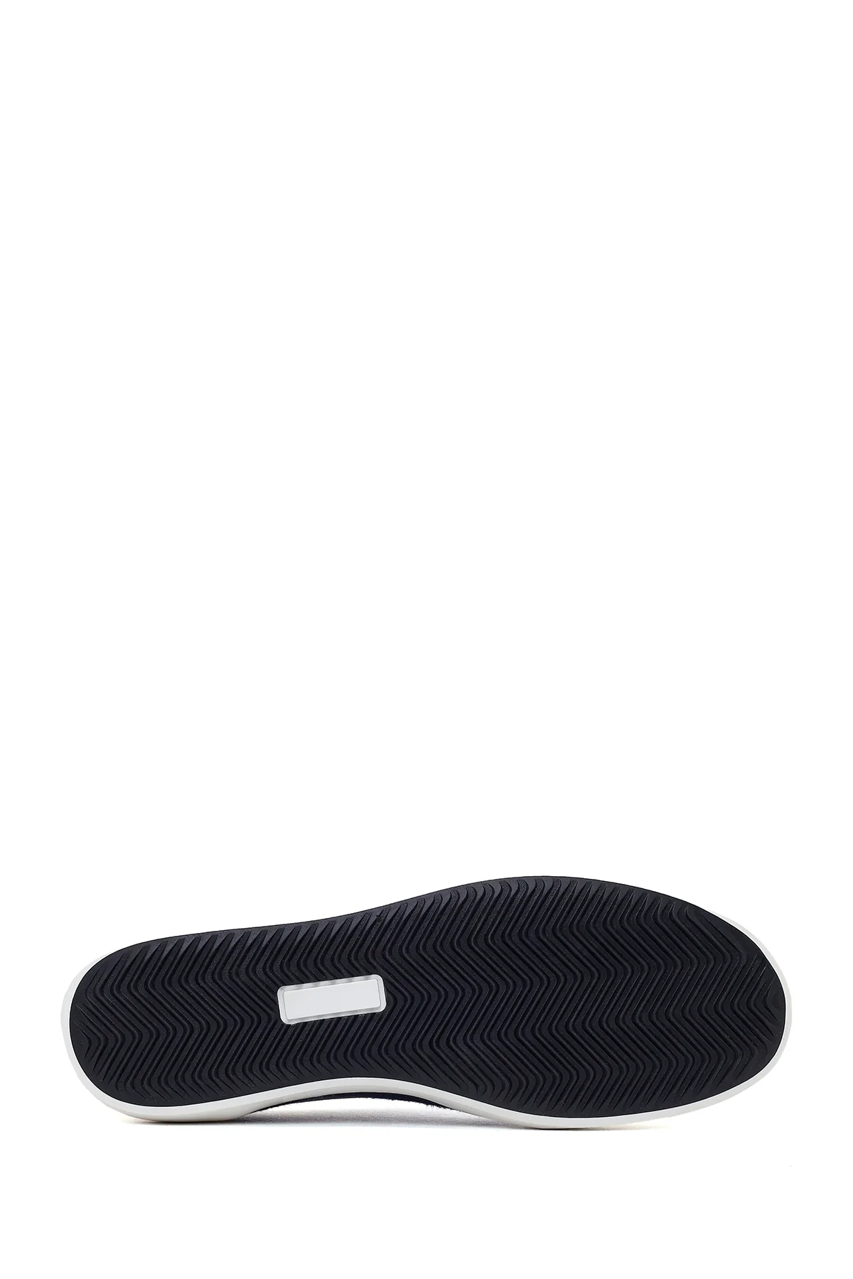 Kadın Mavi Bağcıklı Jean Deri Sneaker - Image 5