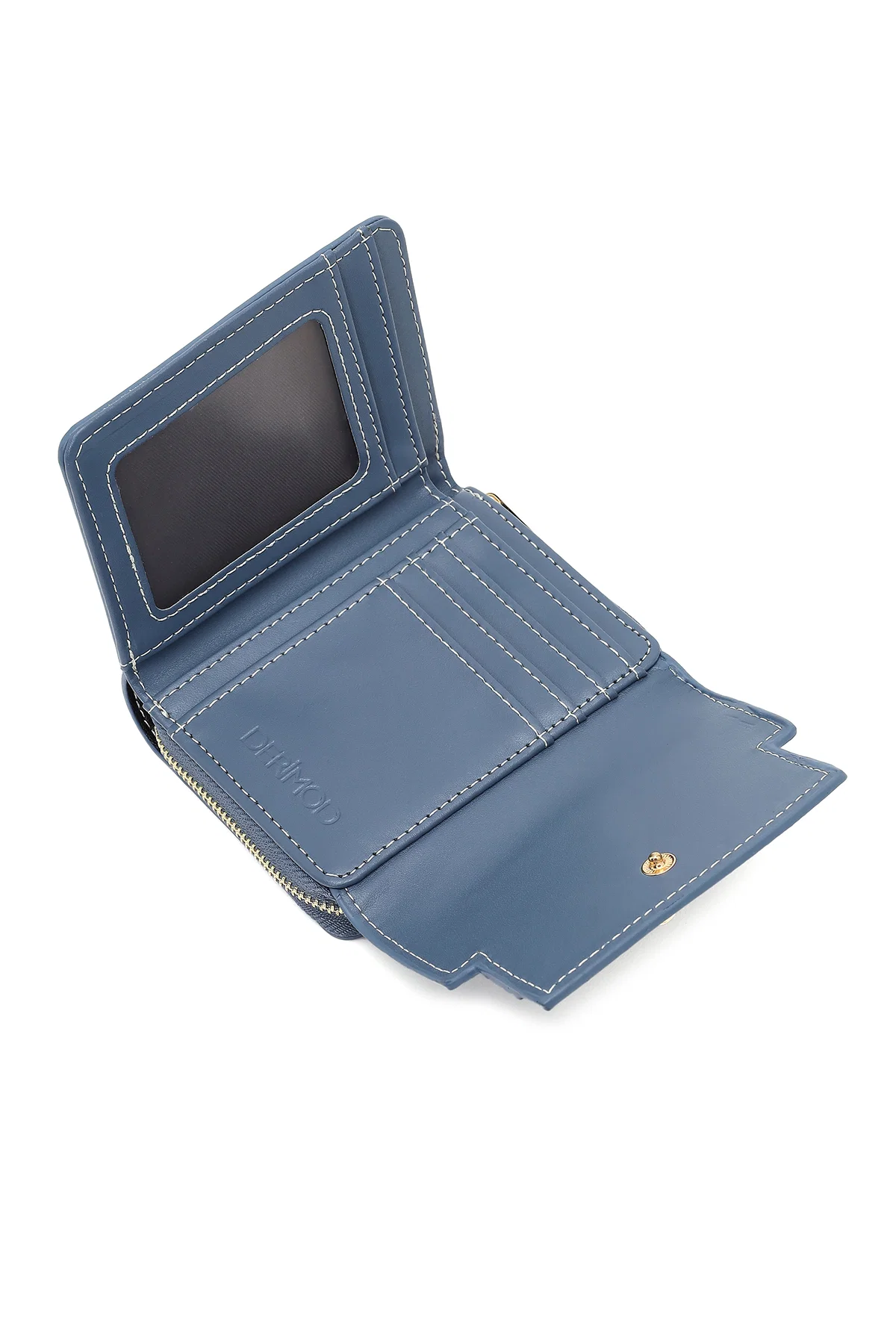 Kadın Mavi Baskılı Cüzdan - Image 6