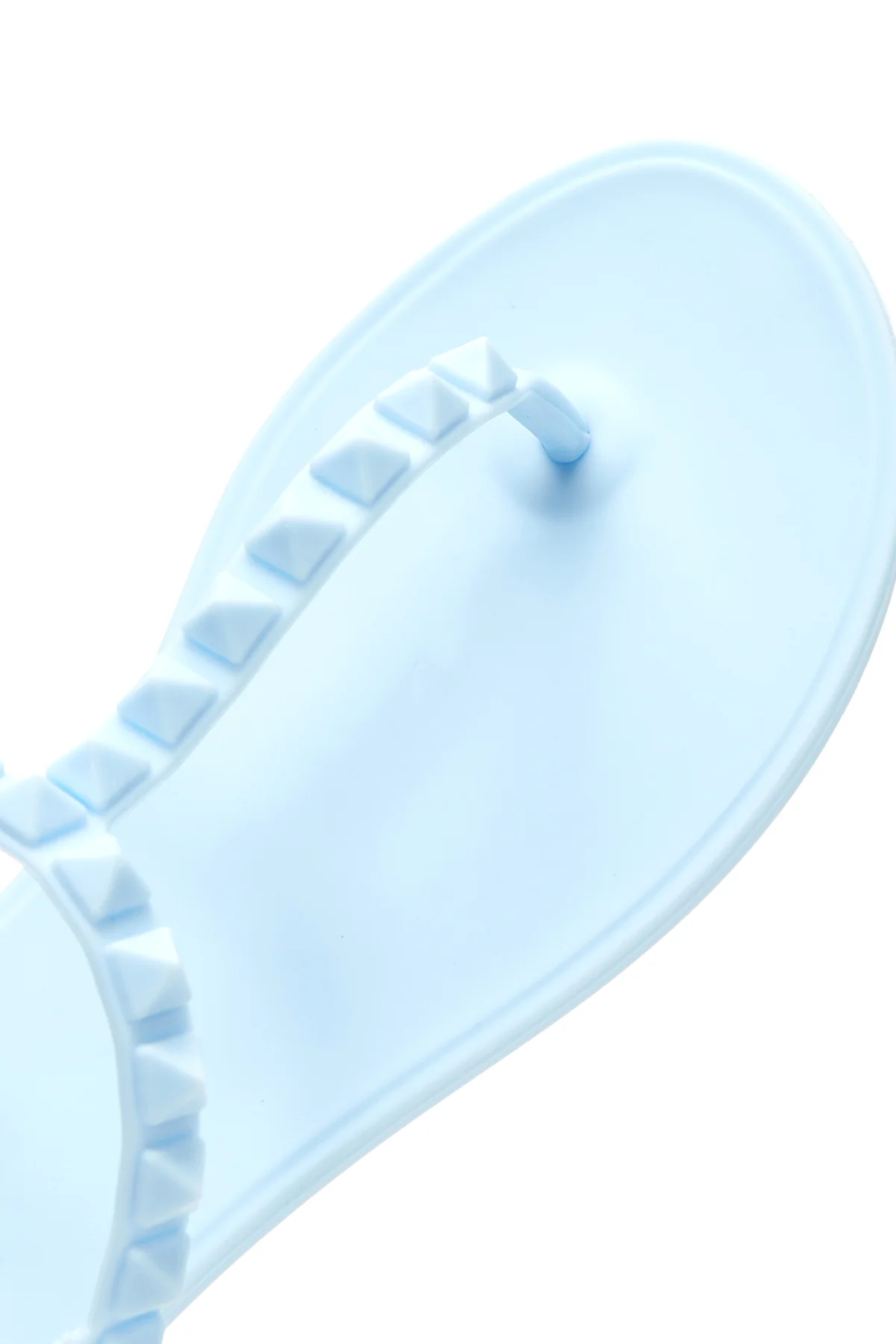 Kadın Mavi Jelly Şeffaf Parmak Arası Sandalet - Image 8
