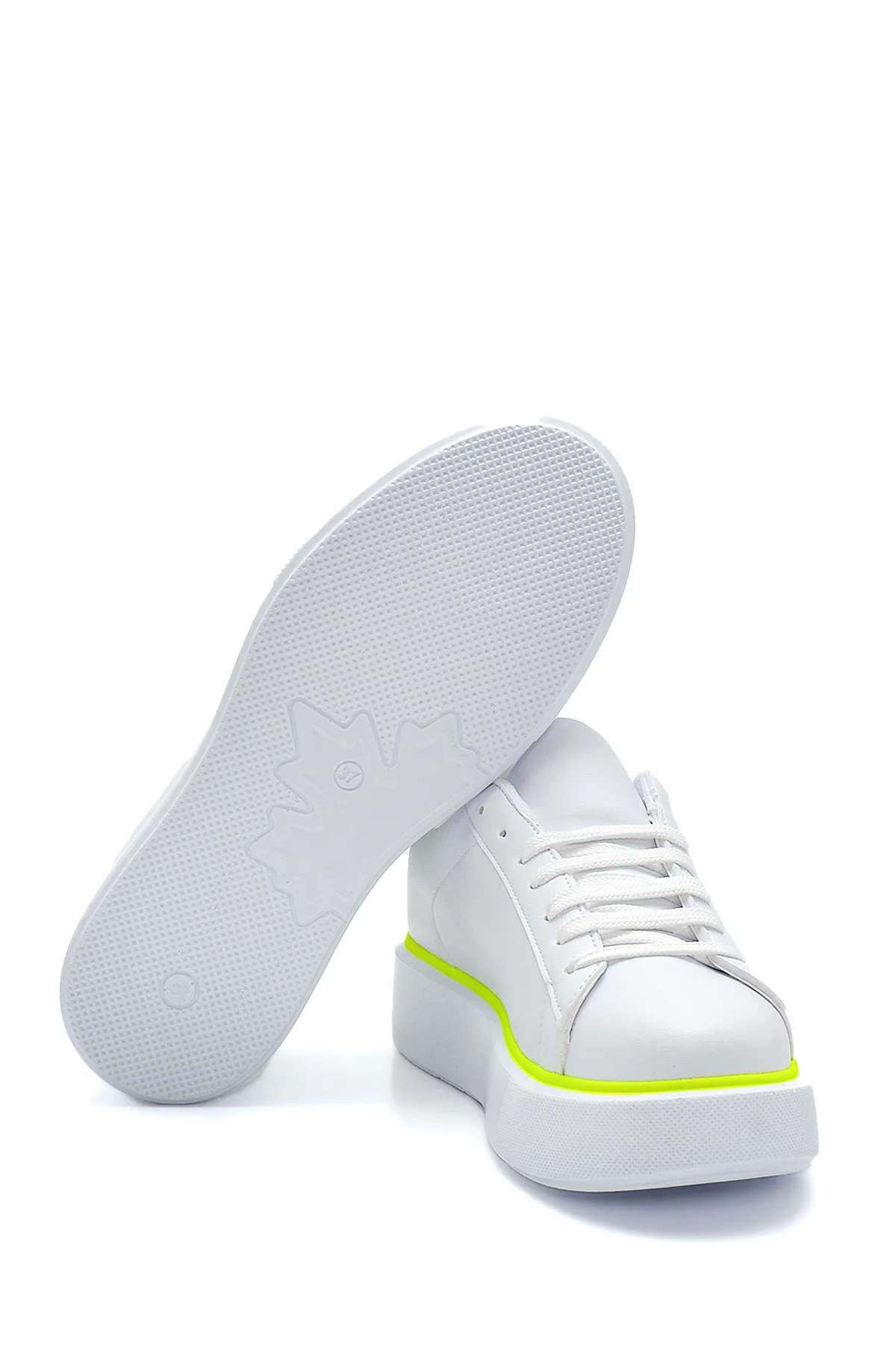 Kadın Neon Detaylı Sneaker - Image 4