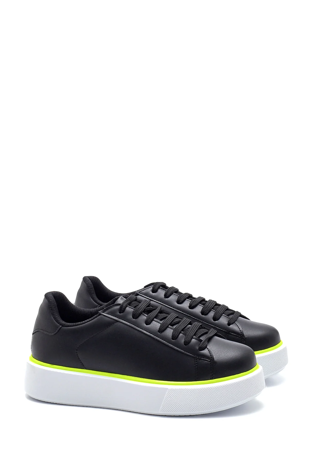 Kadın Neon Detaylı Sneaker - Image 3