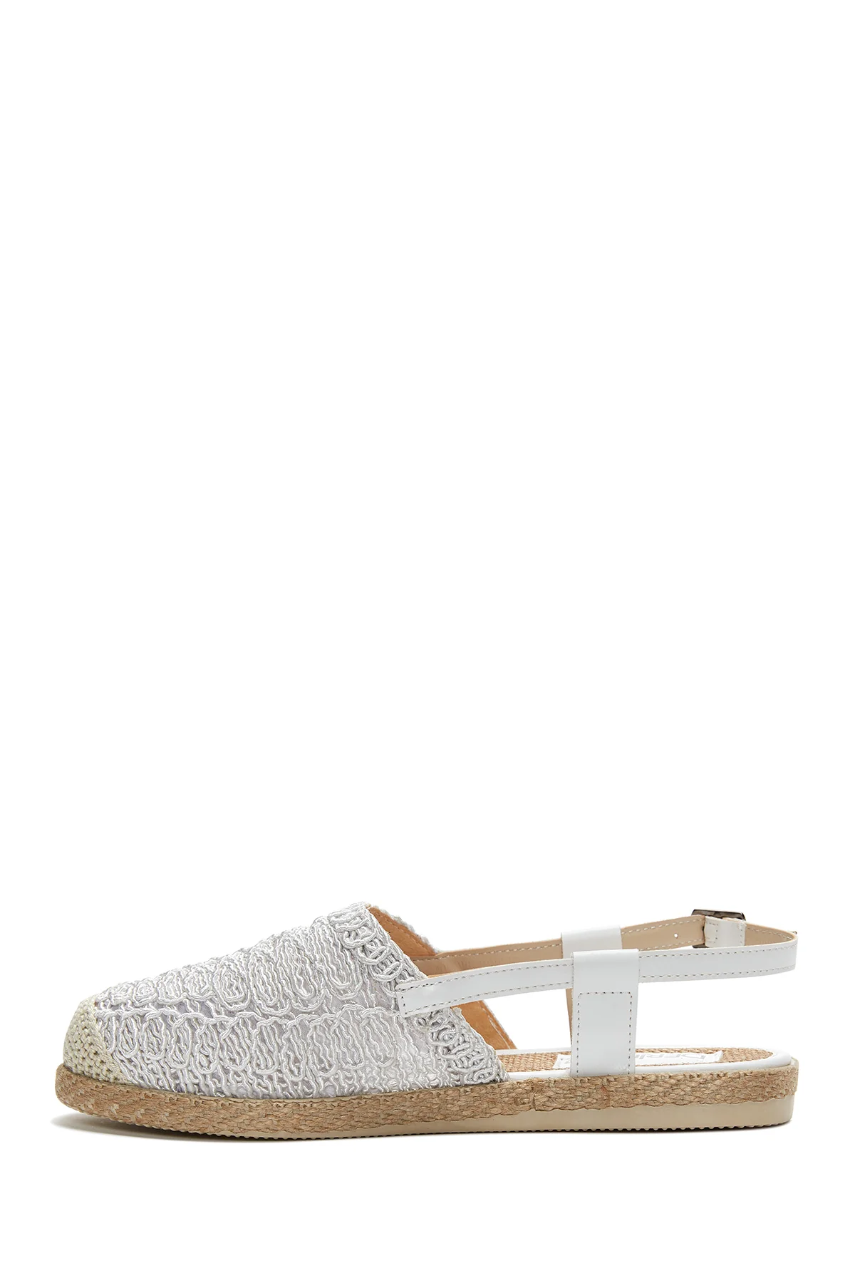 Kadın Örgülü Espadril Sandalet - Image 2