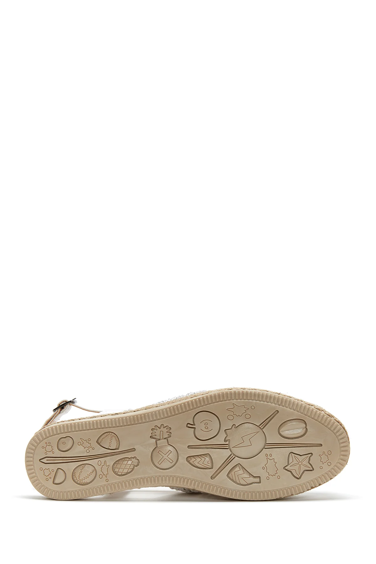 Kadın Örgülü Espadril Sandalet - Image 4