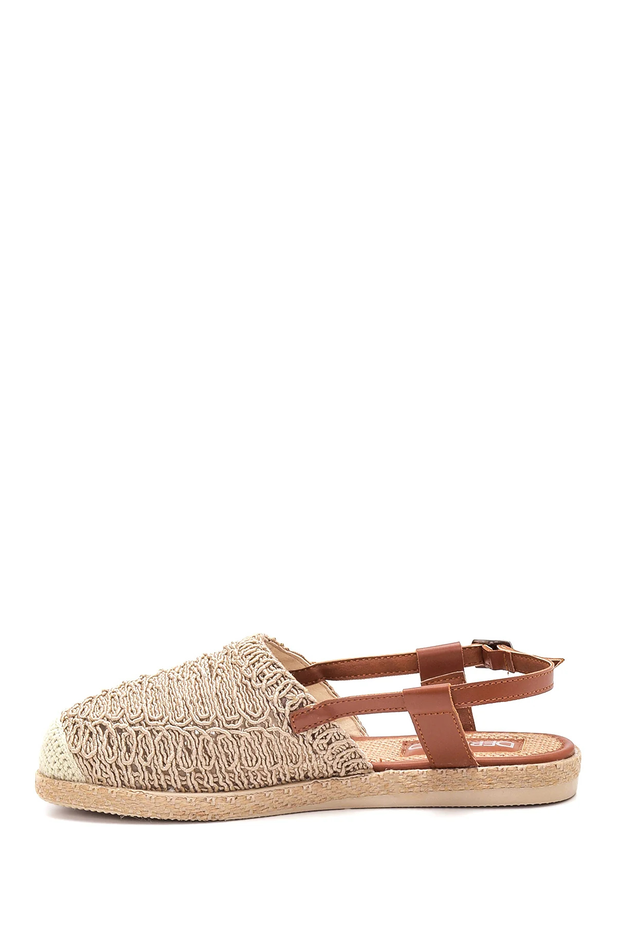 Kadın Örgülü Espadril Sandalet - Image 2