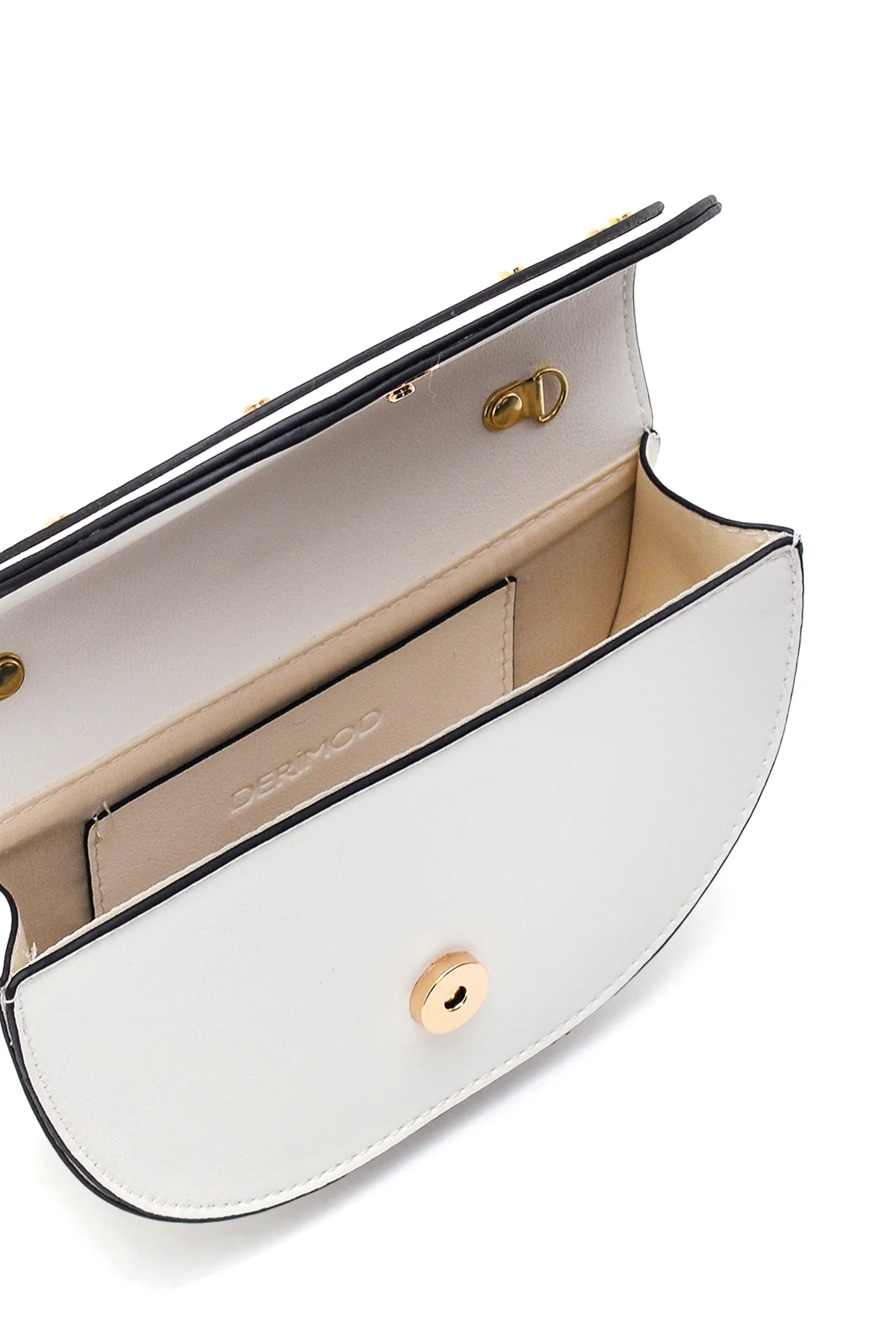 Kadın Oval Metal Detaylı El Çantası - Image 6