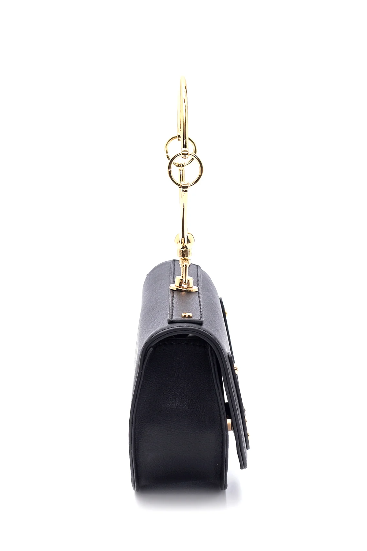 Kadın Oval Metal Detaylı El Çantası - Image 3