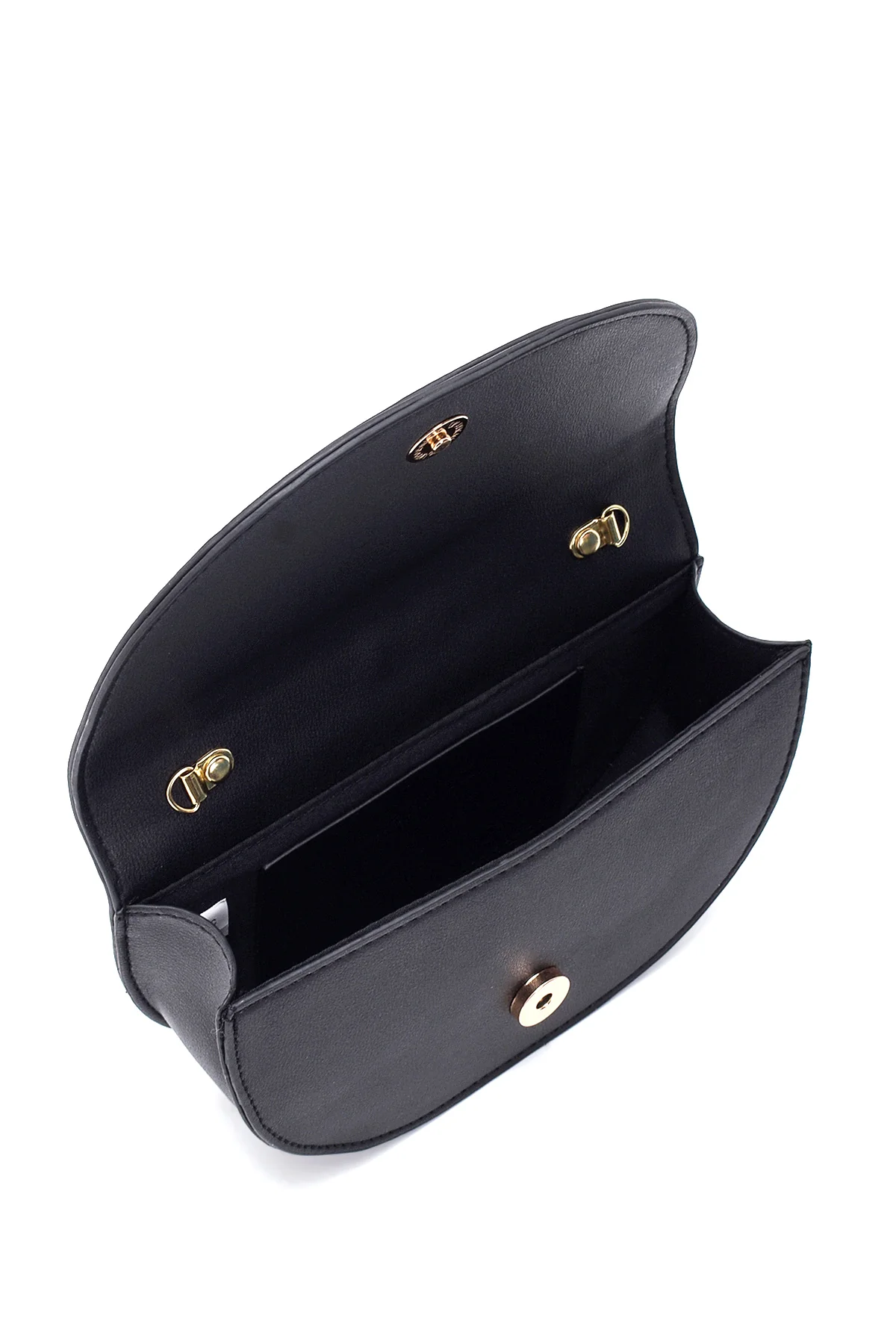 Kadın Oval Metal Detaylı El Çantası - Image 6