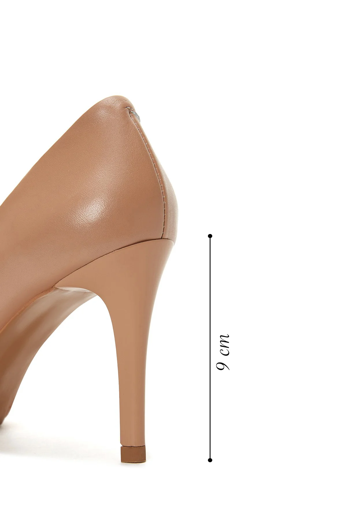 Kadın Pembe Deri Stiletto - Image 2