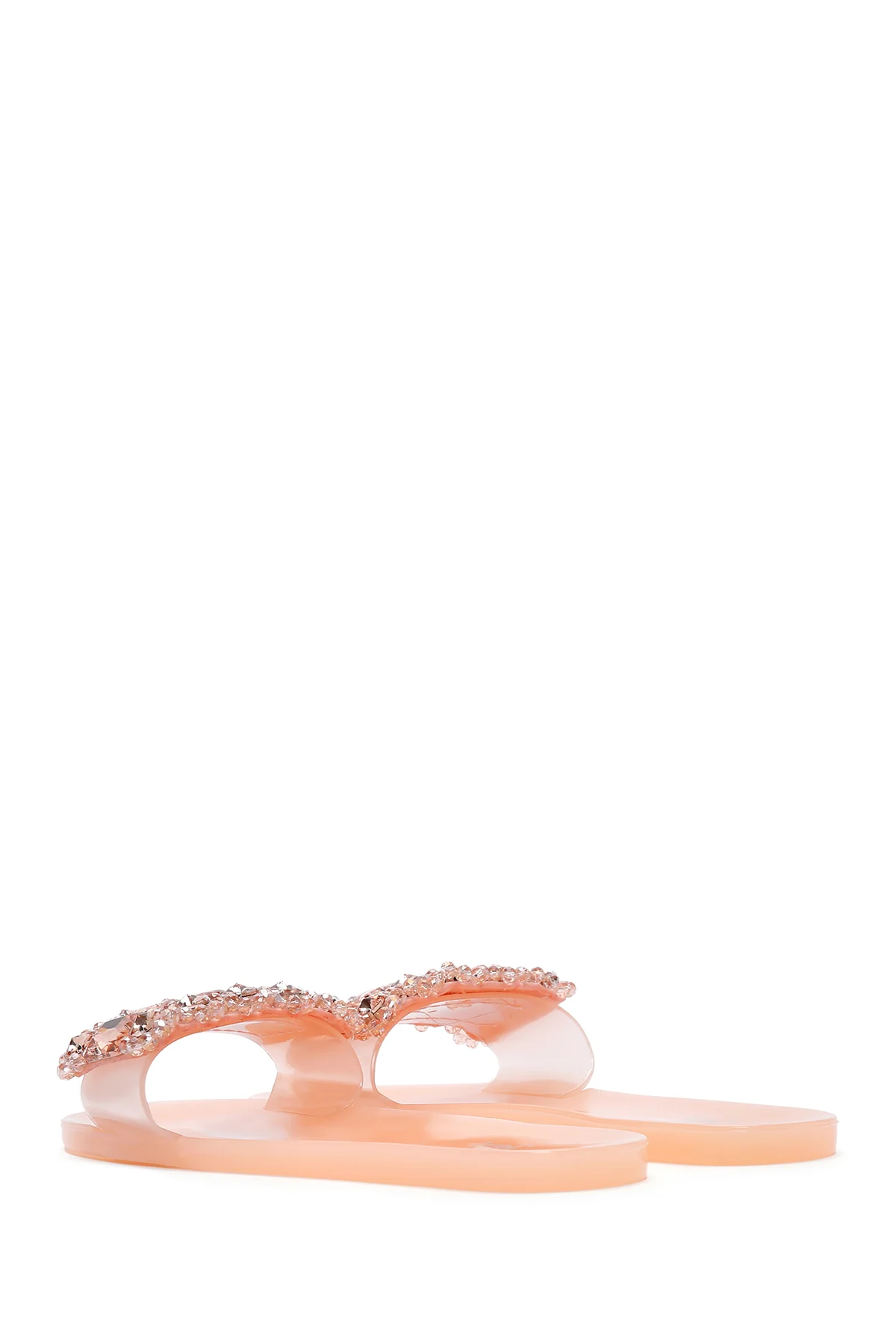 Kadın Pembe Jelly Taşlı Terlik - Image 6