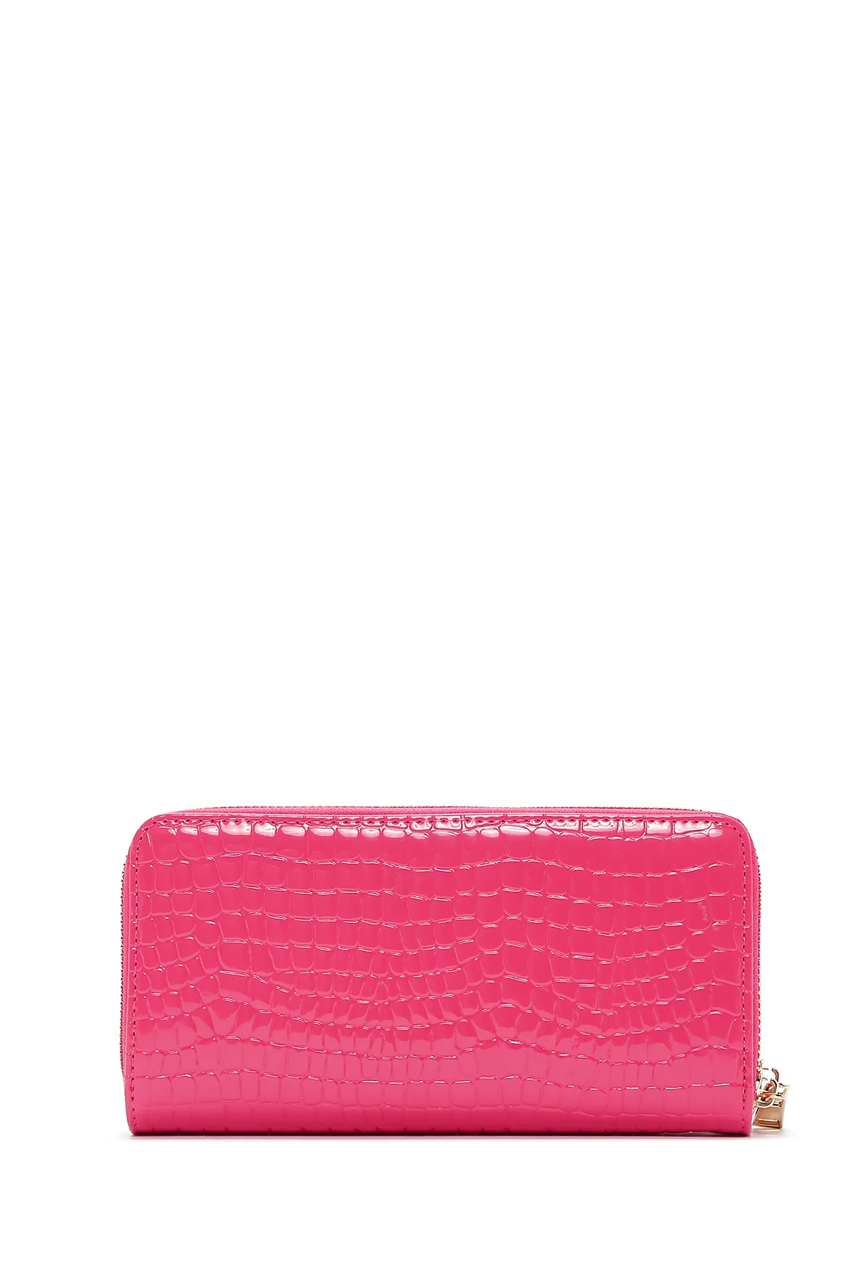 Kadın Pembe Kroko Cüzdan - Image 5