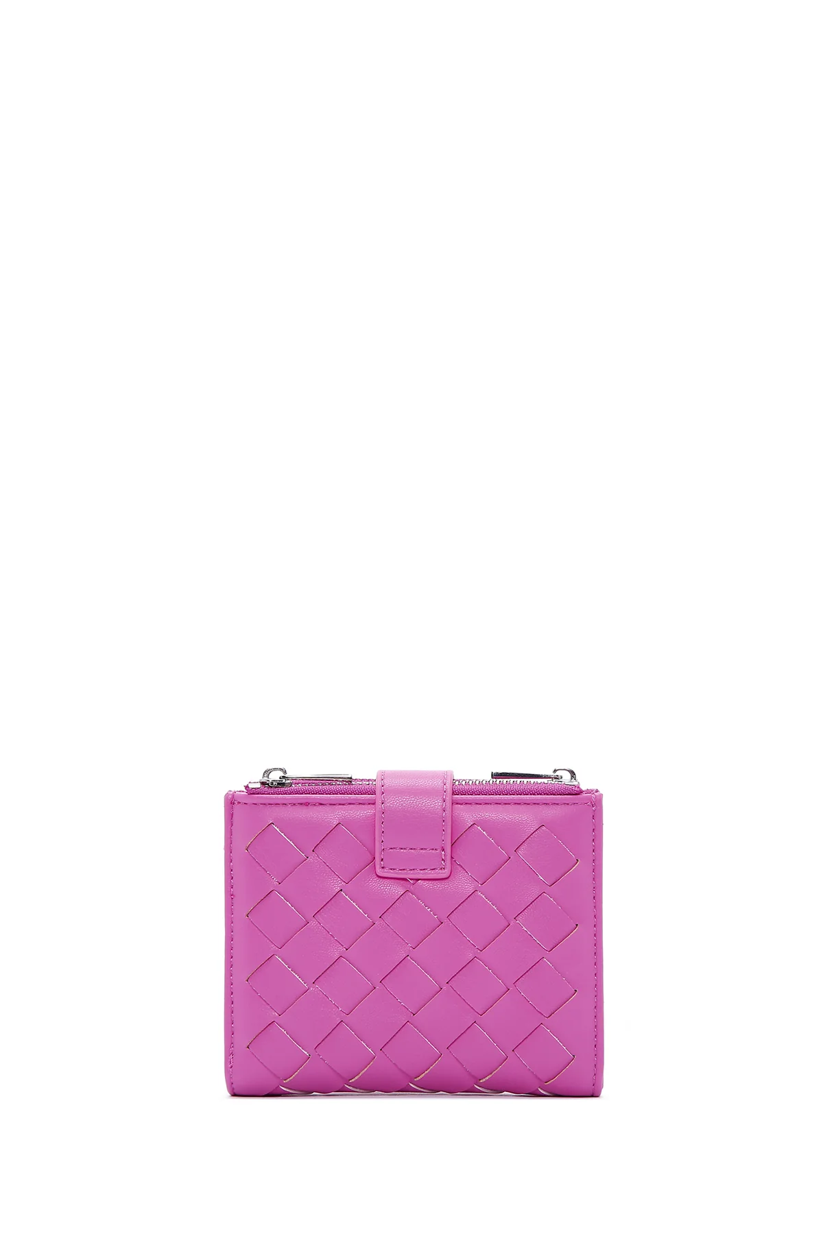 Kadın Pembe Örgü Cüzdan - Image 4