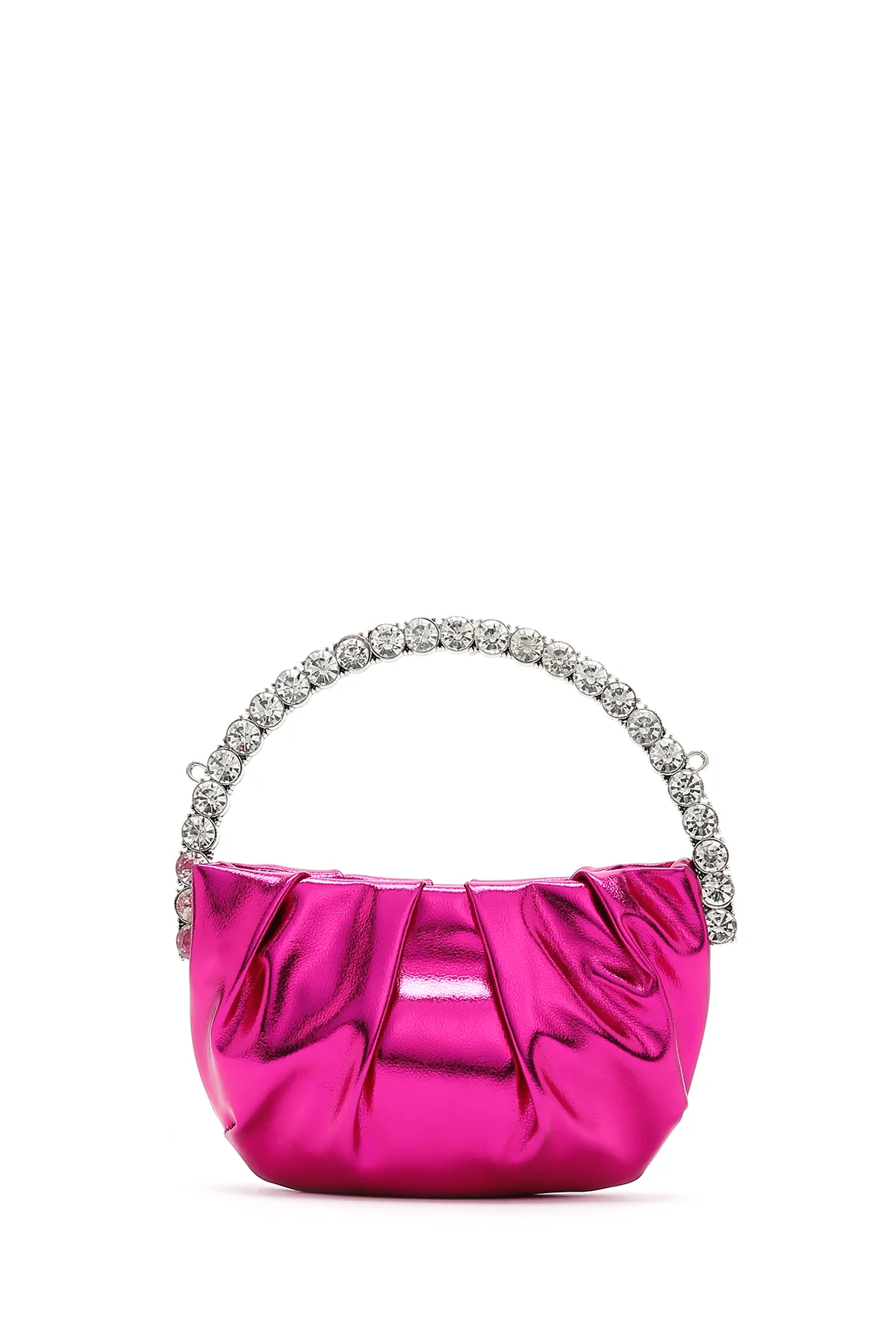 Kadın Pembe Taşlı El Çantası - Image 3