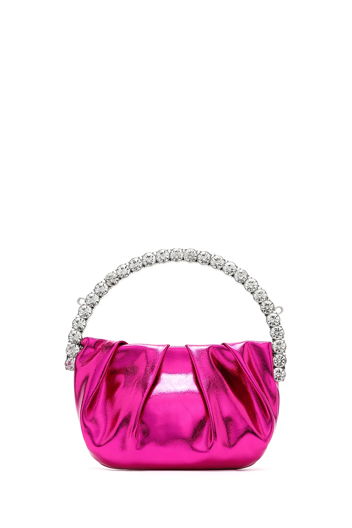 Kadın Pembe Taşlı El Çantası - Image 4