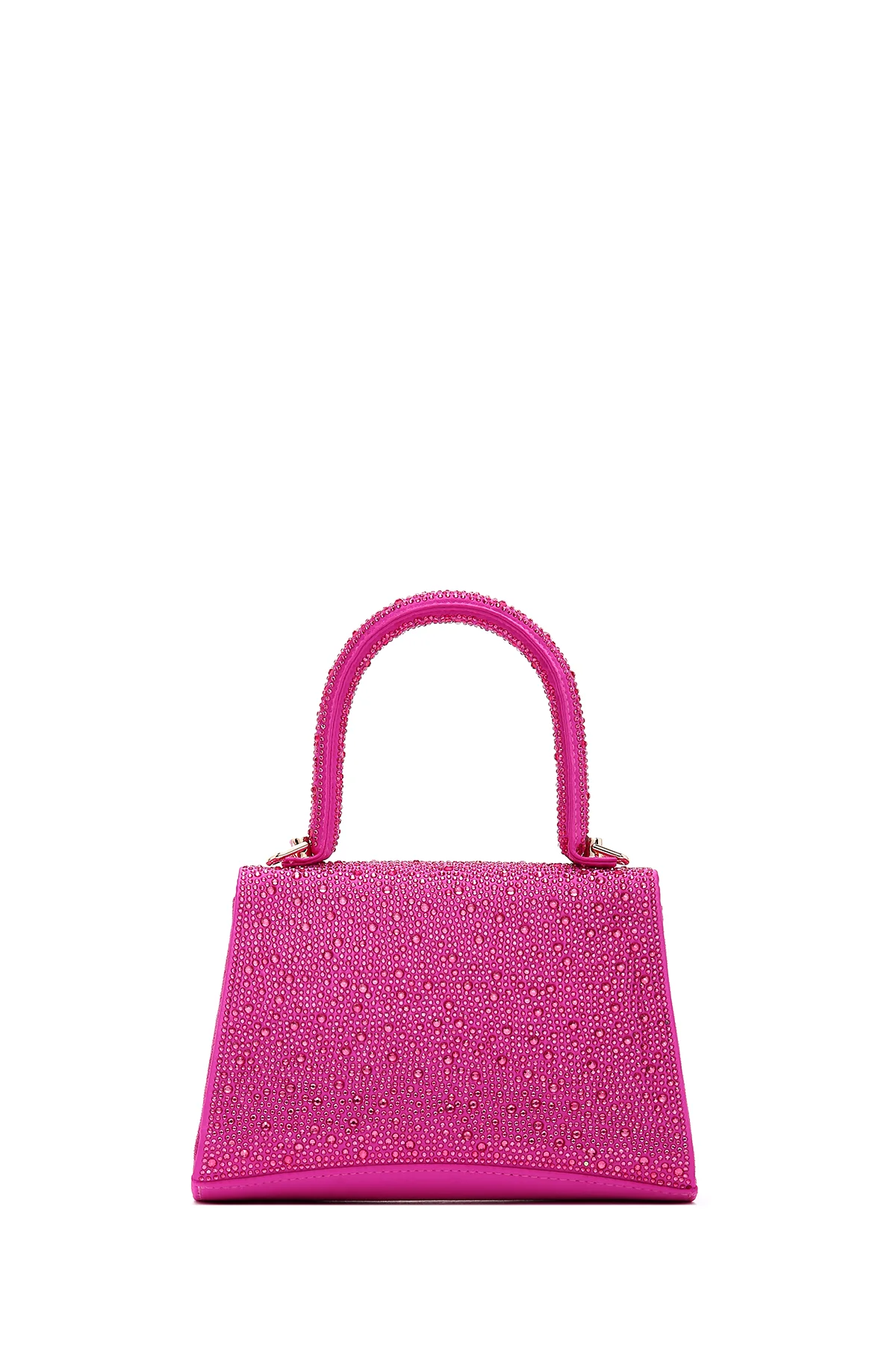 Kadın Pembe Taşlı El Çantası - Image 4