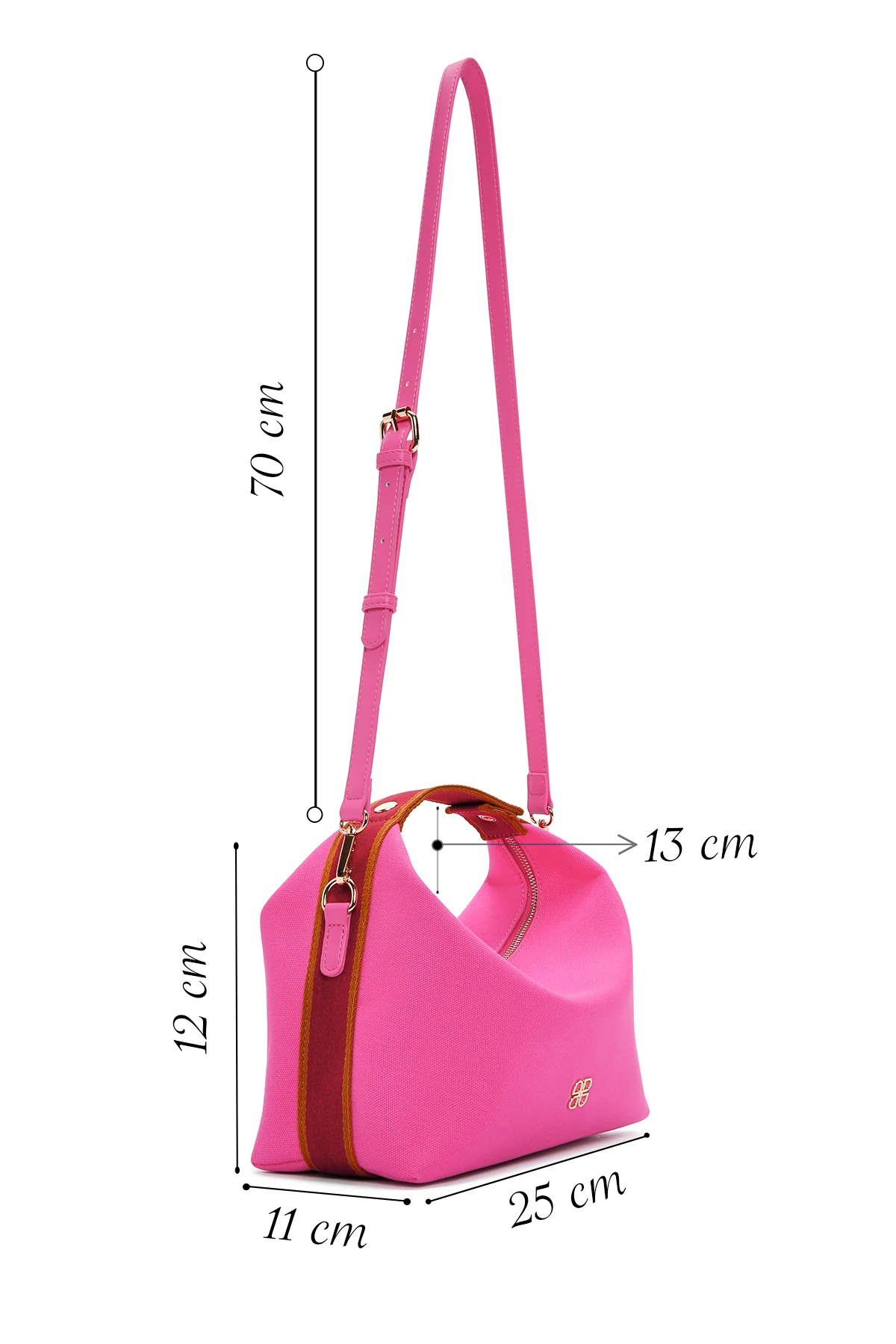 Kadın Pembe Uzun Askılı Çapraz Çanta - Image 2