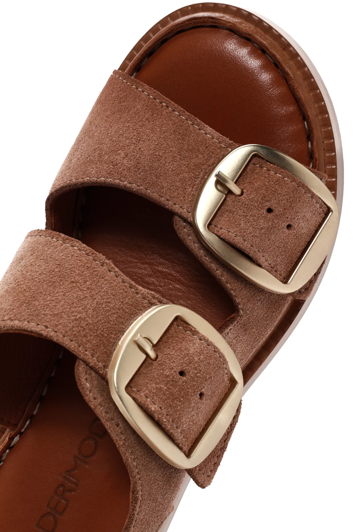 Kadın Pudra Deri Comfort Sandalet - Image 10