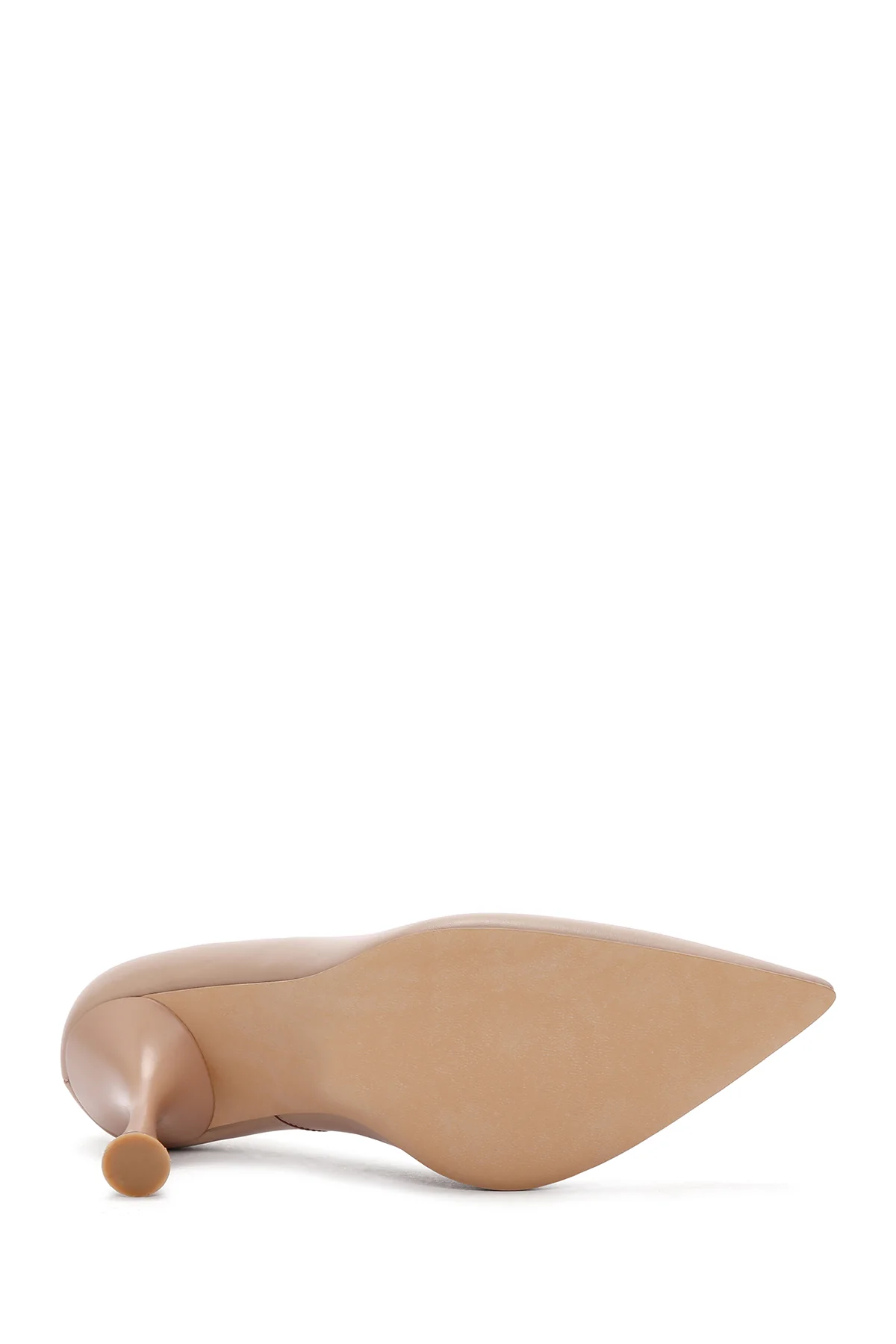 Kadın Pudra Topuklu Deri Stiletto - Image 5