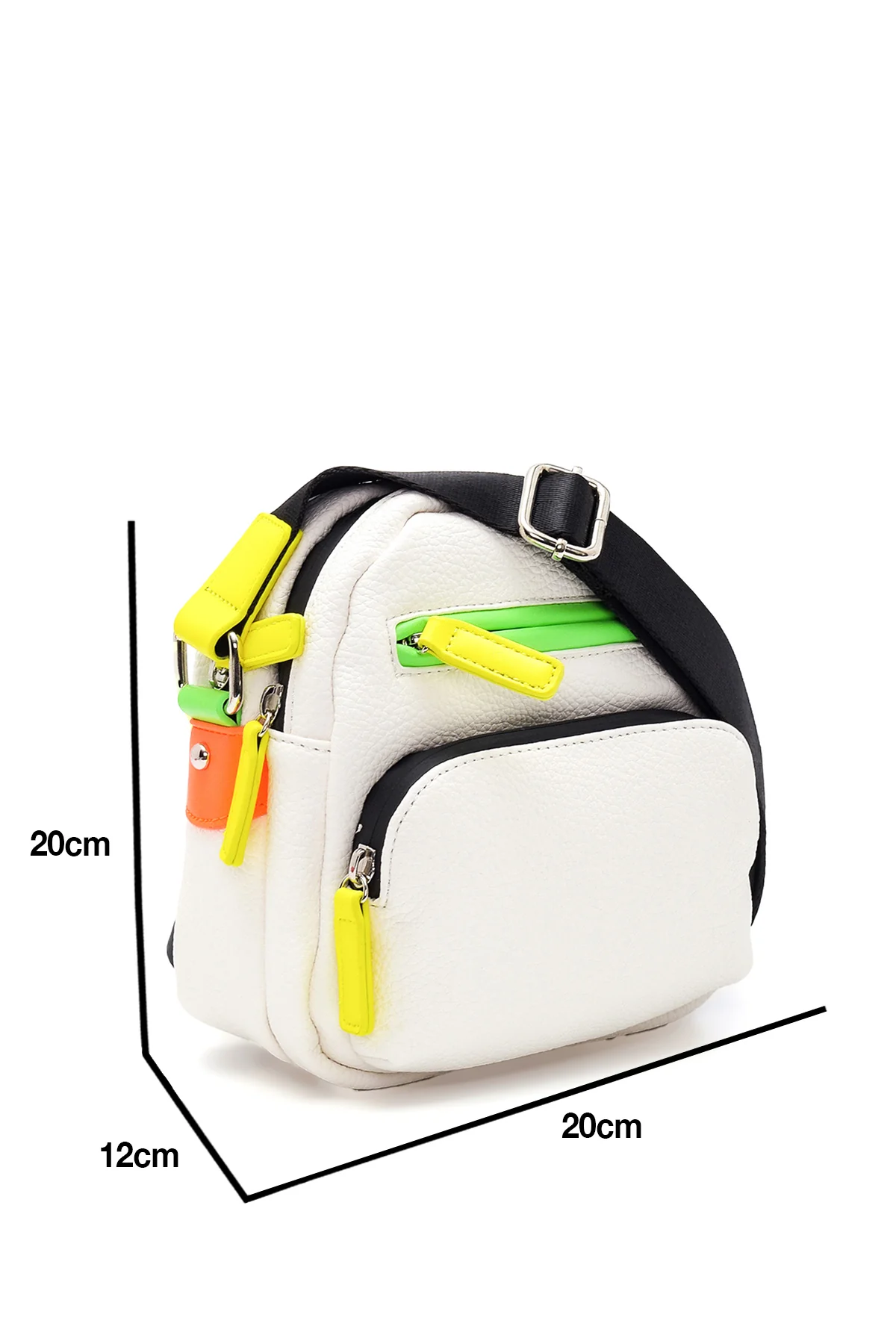 Kadın Renk Detaylı Çapraz Çanta - Image 2