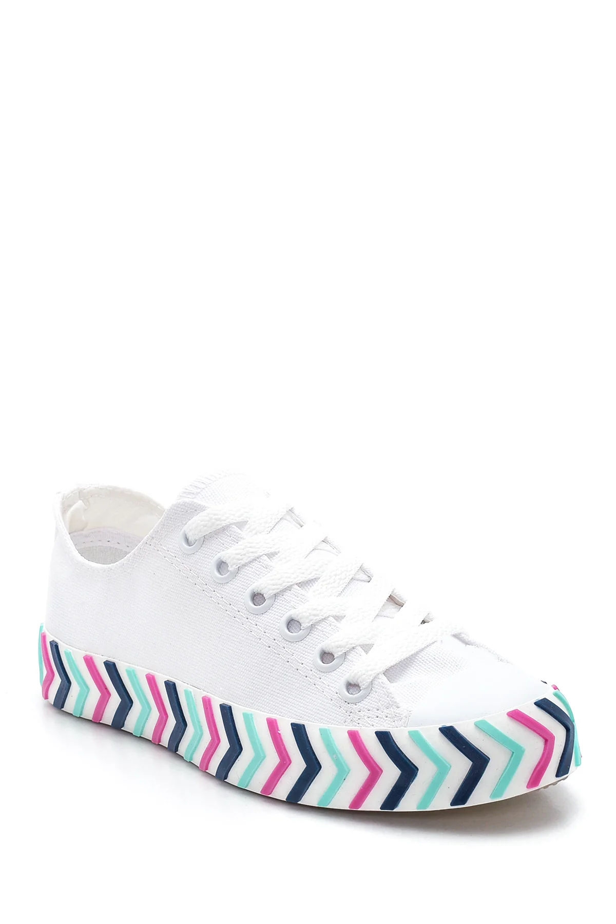 Kadın Renkli Tabanlı Sneaker - Image 3