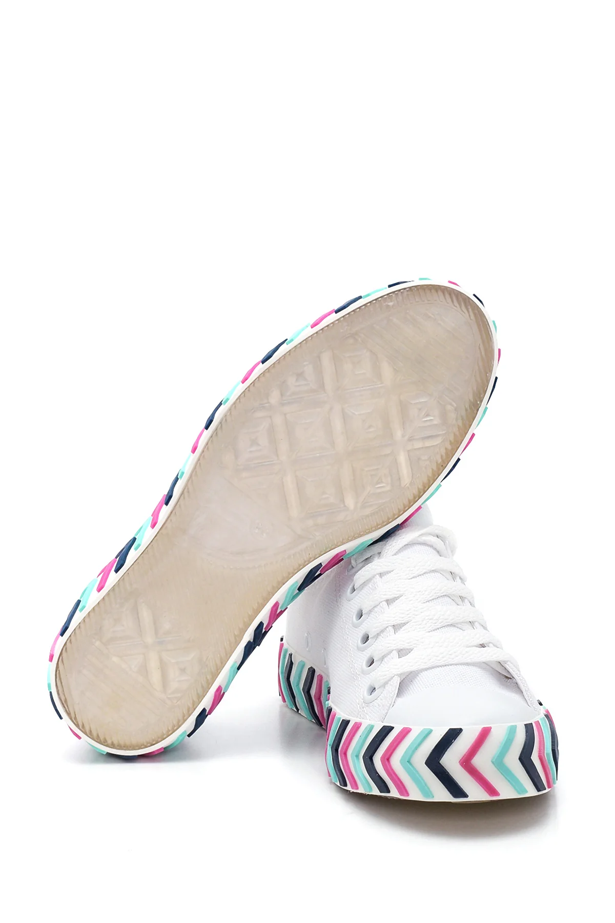 Kadın Renkli Tabanlı Sneaker - Image 4