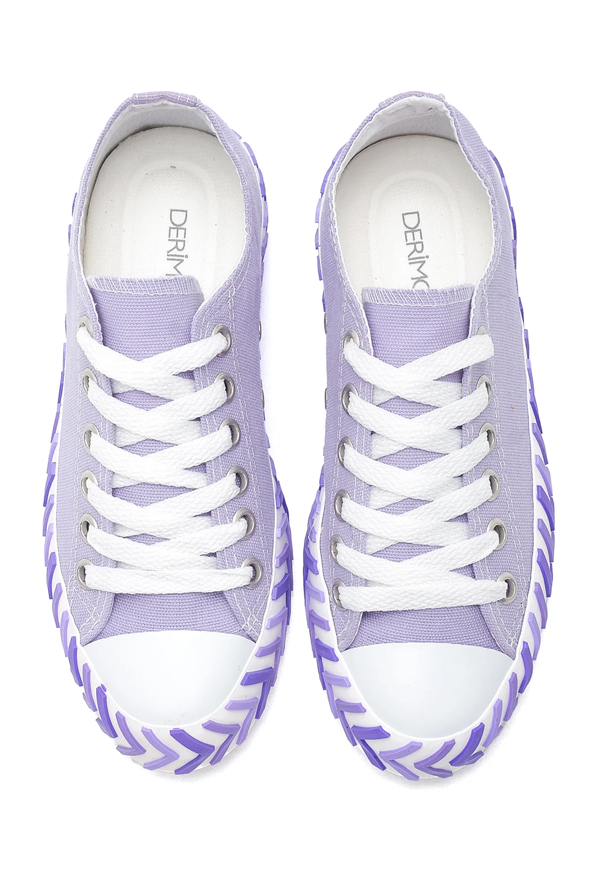 Kadın Renkli Tabanlı Sneaker - Image 6