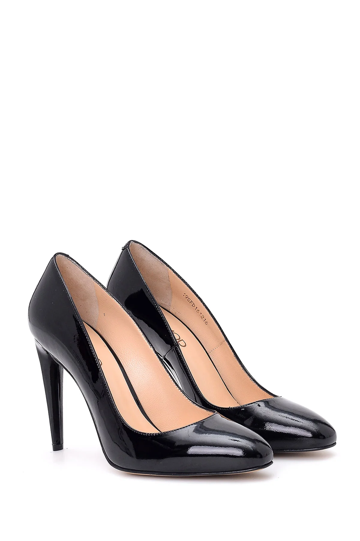 Kadın Rugan Deri Stiletto - Image 3