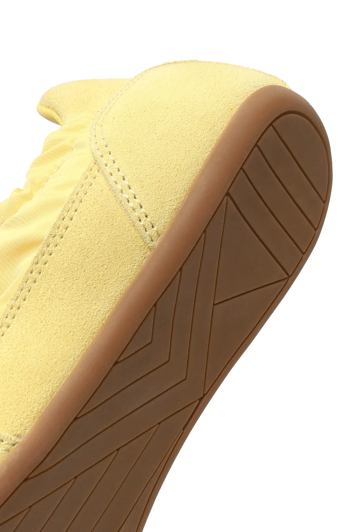 Kadın Sarı Bağcıklı Deri Sneaker - Image 9