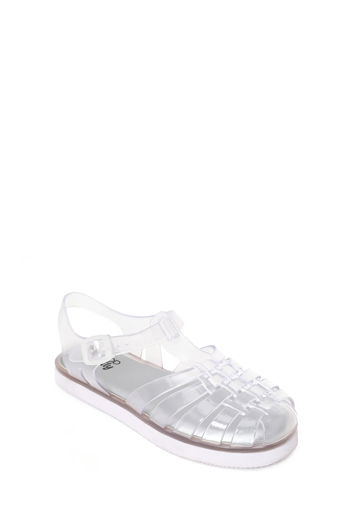 Kadın Şeffaf Tokalı Jelly Sandalet - Image 7