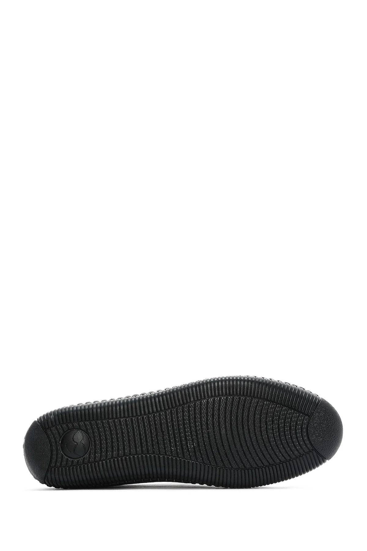 Kadın Siyah Bağcıklı Deri Comfort Loafer - Image 4