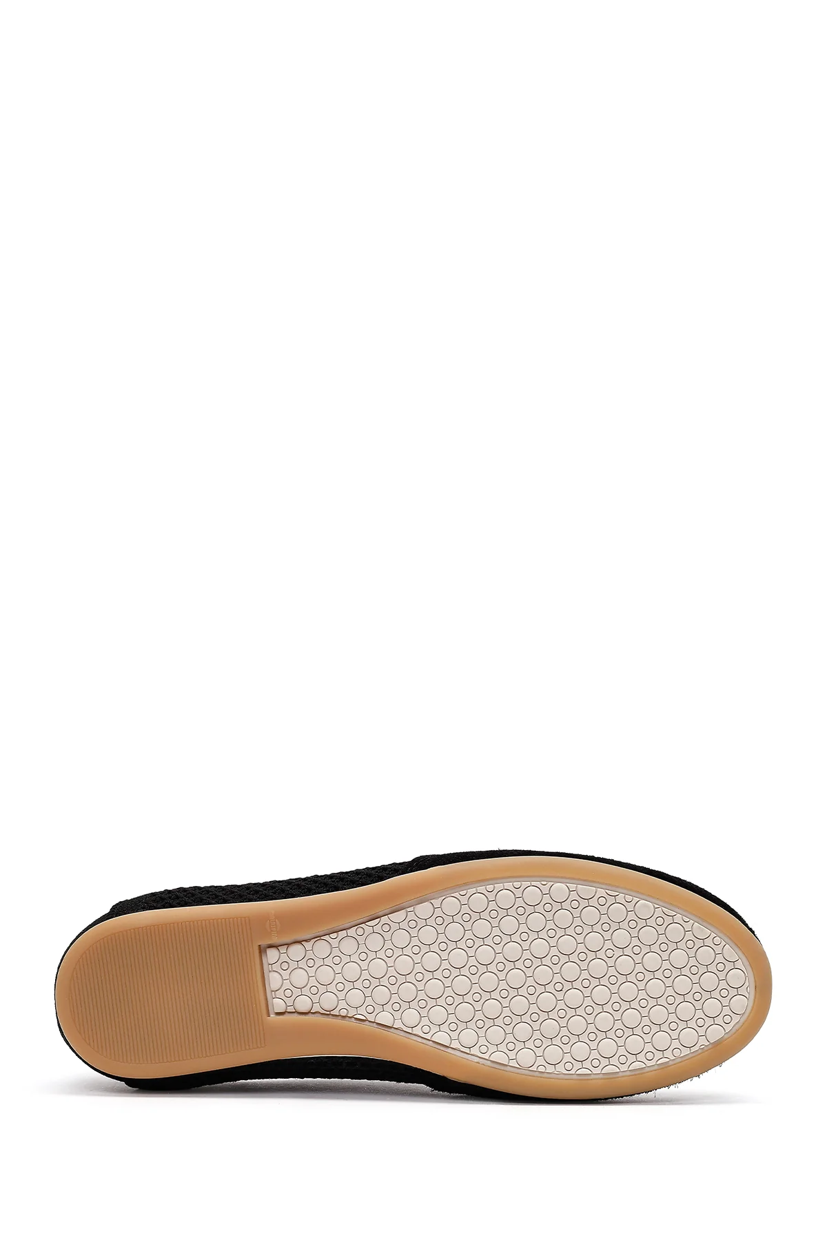 Kadın Siyah Bağcıklı Deri Sneaker - Image 5
