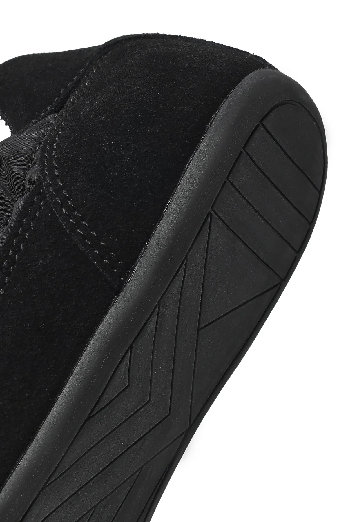 Kadın Siyah Bağcıklı Deri Sneaker - Image 8