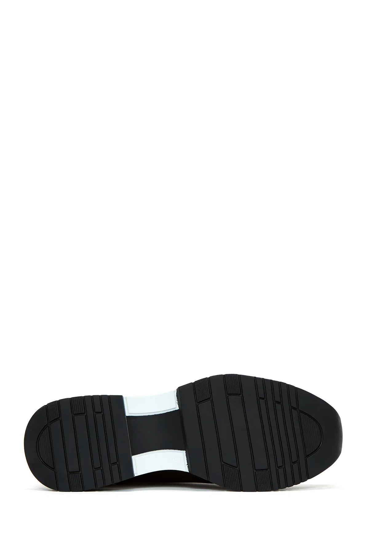 Kadın Siyah Bağcıklı Dolgu Topuklu Sneaker - Image 4