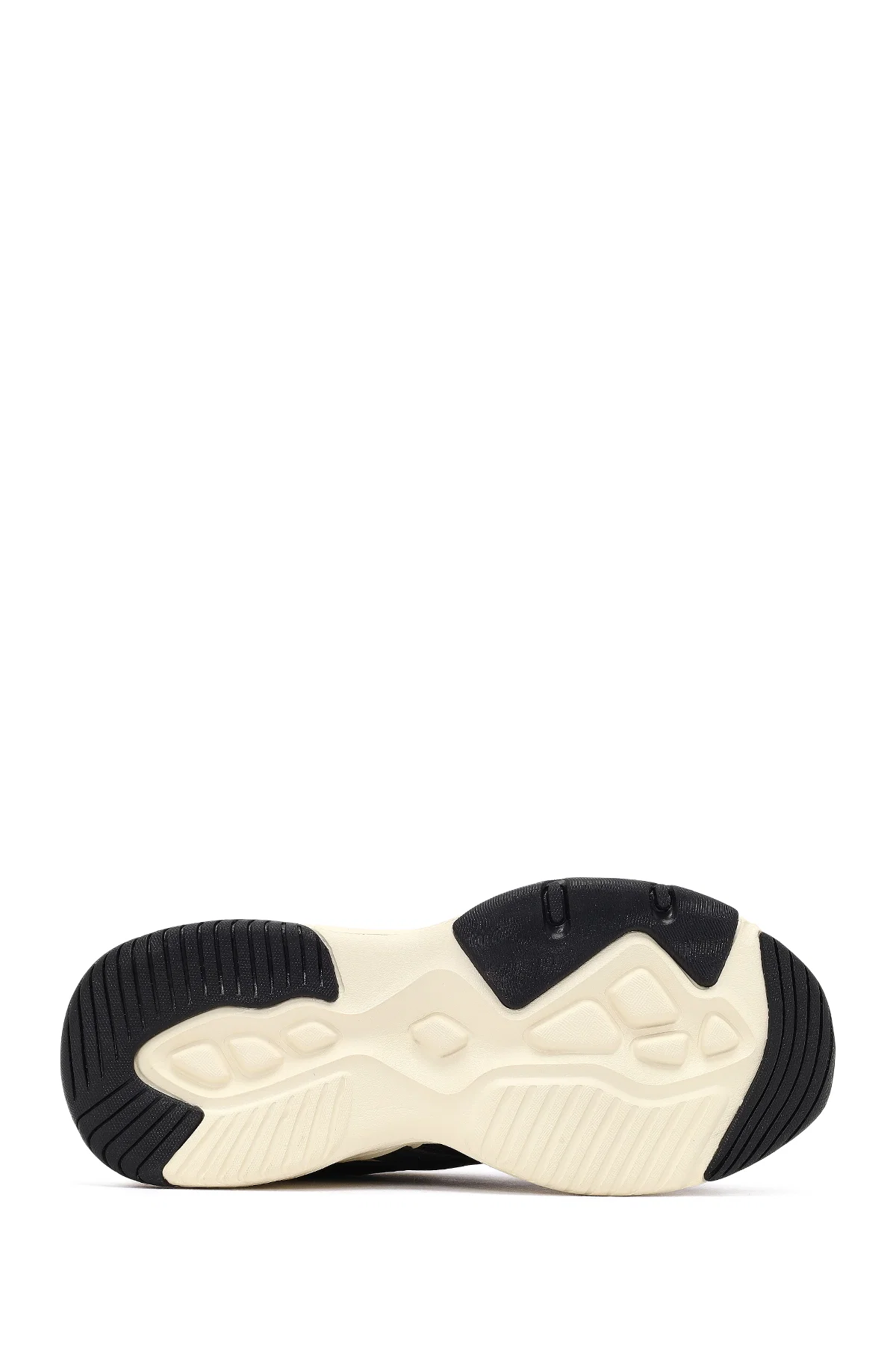 Kadın Siyah Bağcıklı Kalın Tabanlı Sneaker - Image 6